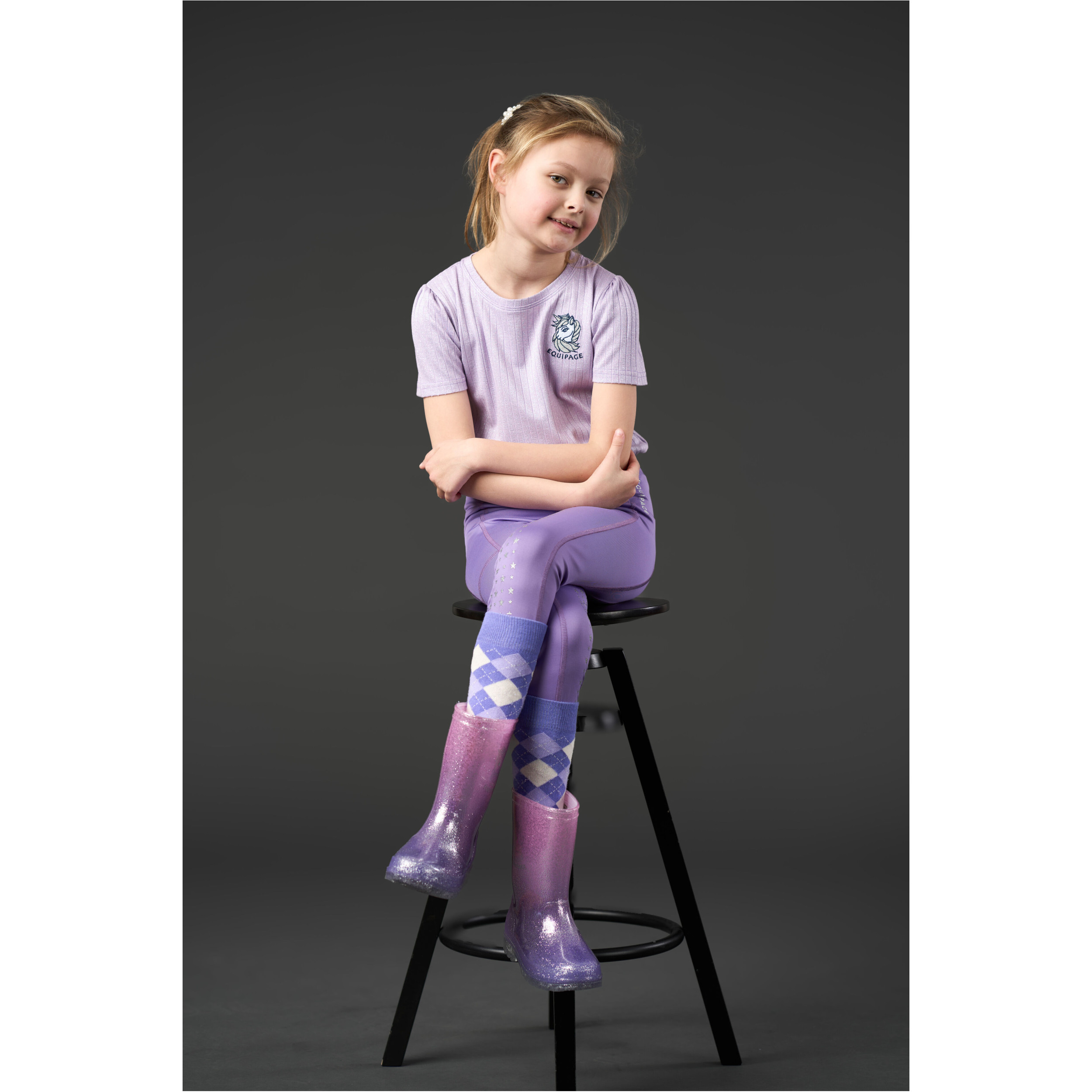 Kinder Gummistiefel GRADIENT aster purple