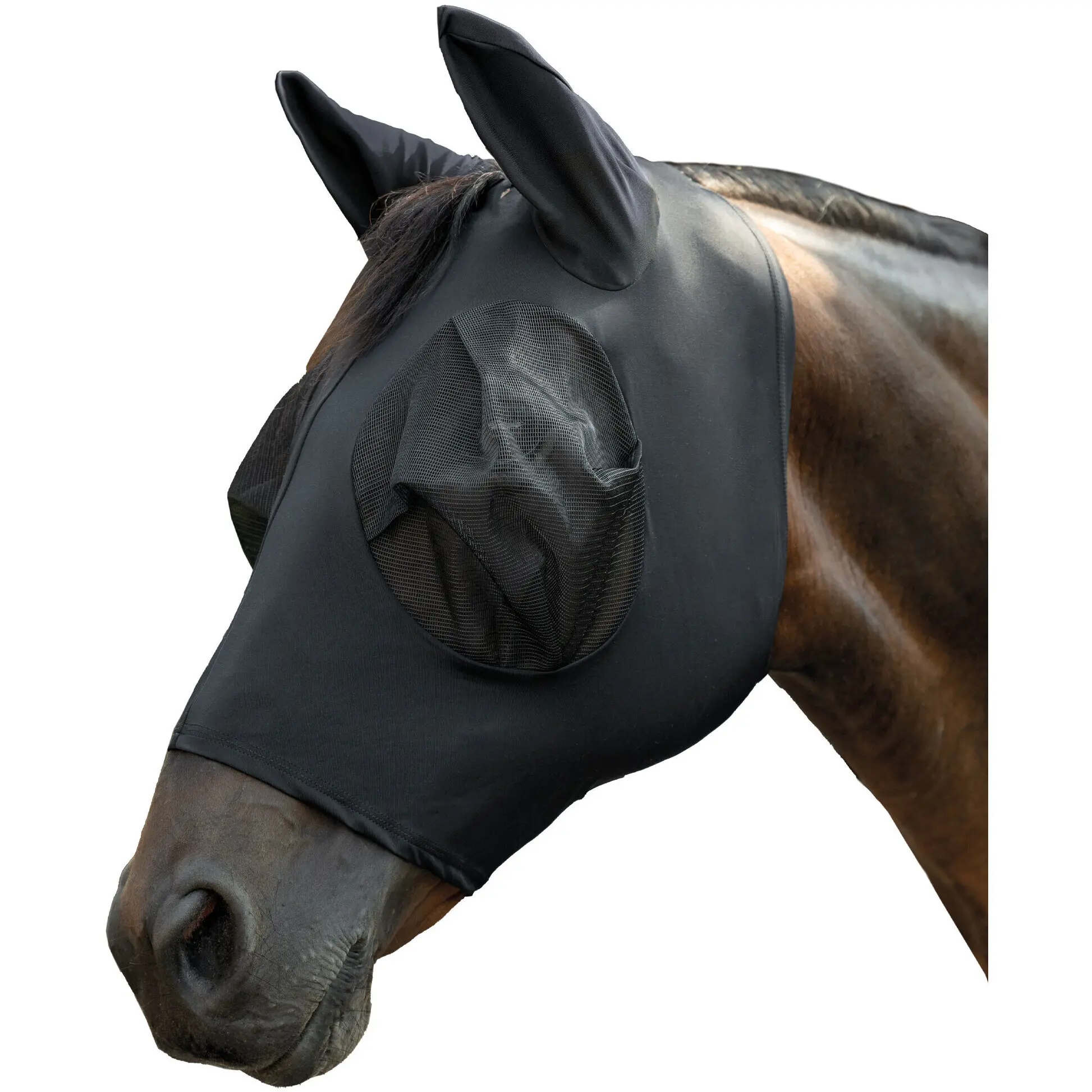 Fliegenschutzmaske ESSENTIALS schwarz