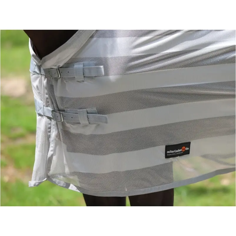 Fliegendecke mit Kreuzgurt BASICLINE silber