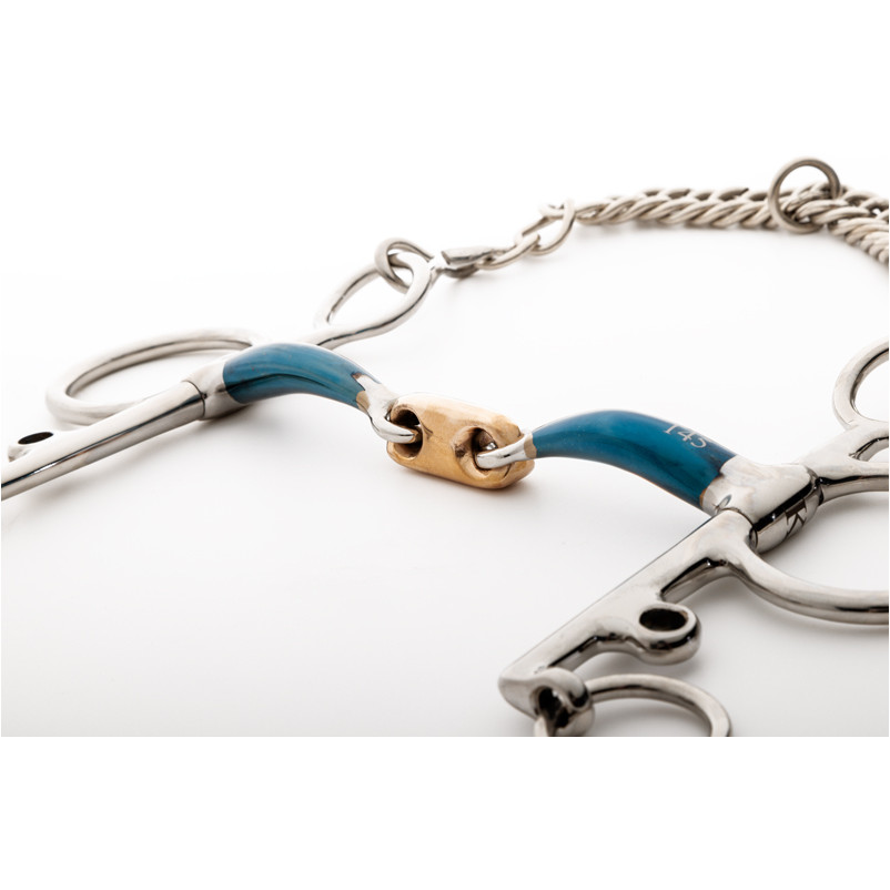 Pelham doppelt gebrochen ERGONOMIC 14mm