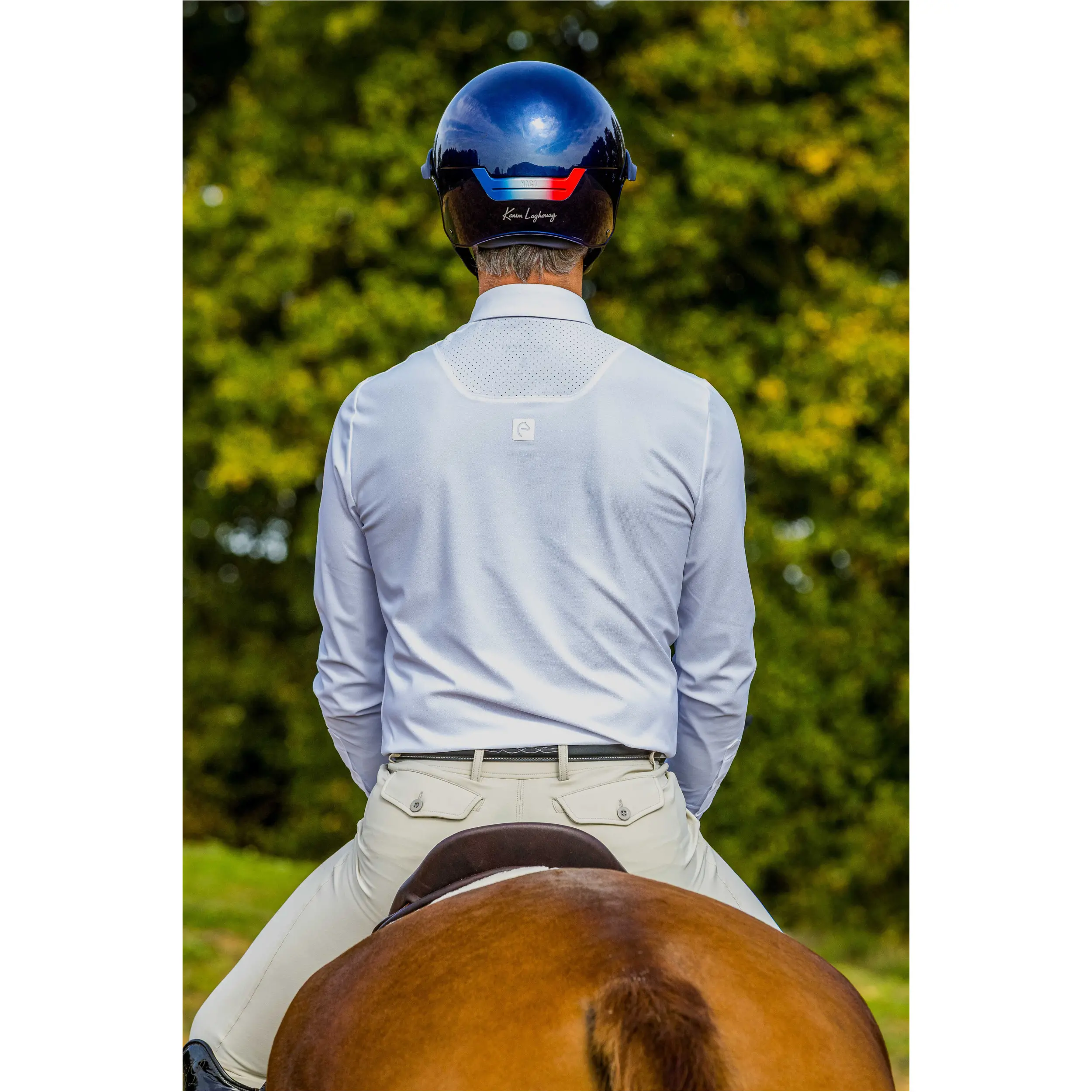 Herren Turnierpolo EK-ADRIEN weiß