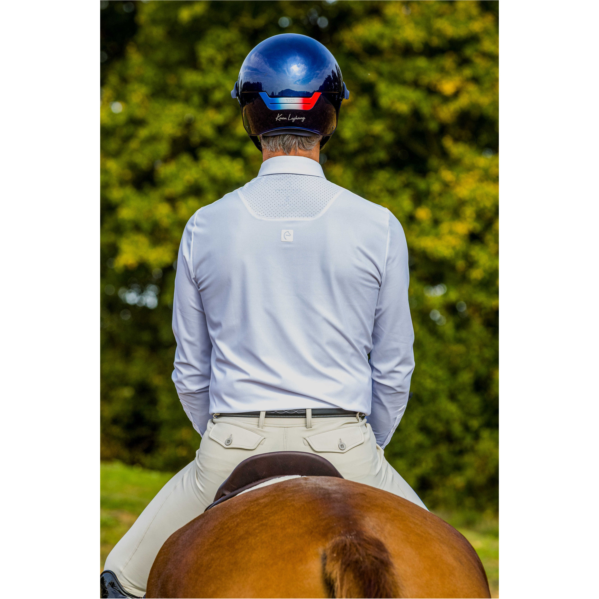 Herren Turnierpolo EK-ADRIEN weiß