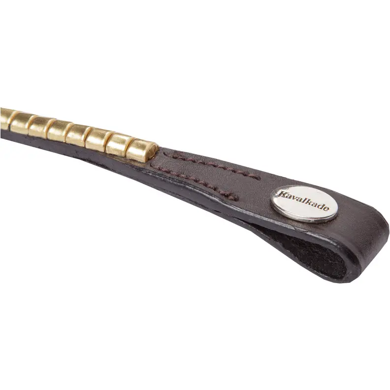 Stirnband CLINCHESSA braun/messing