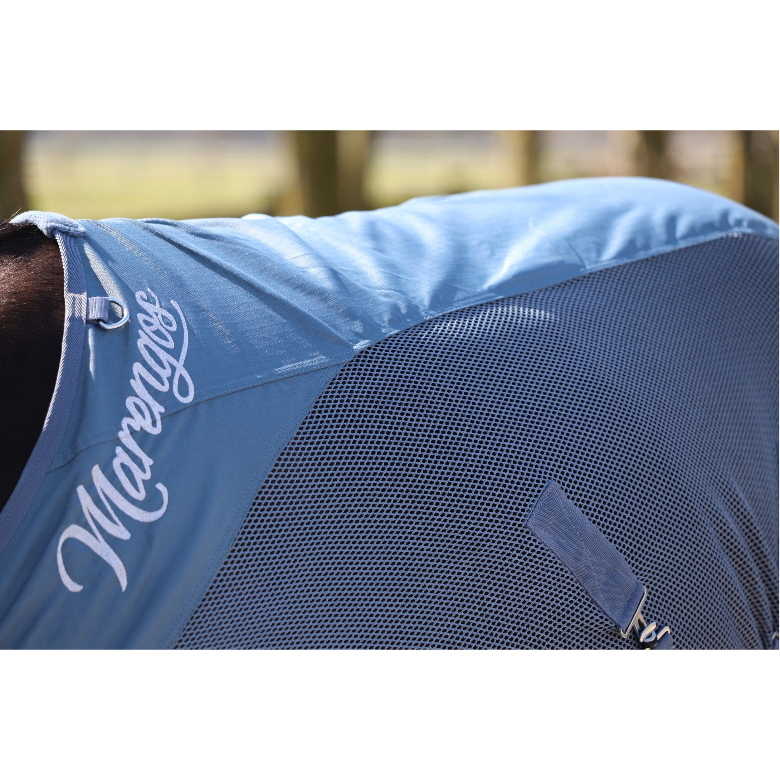 Regen-Fliegendecke COMFORT kreideblau
