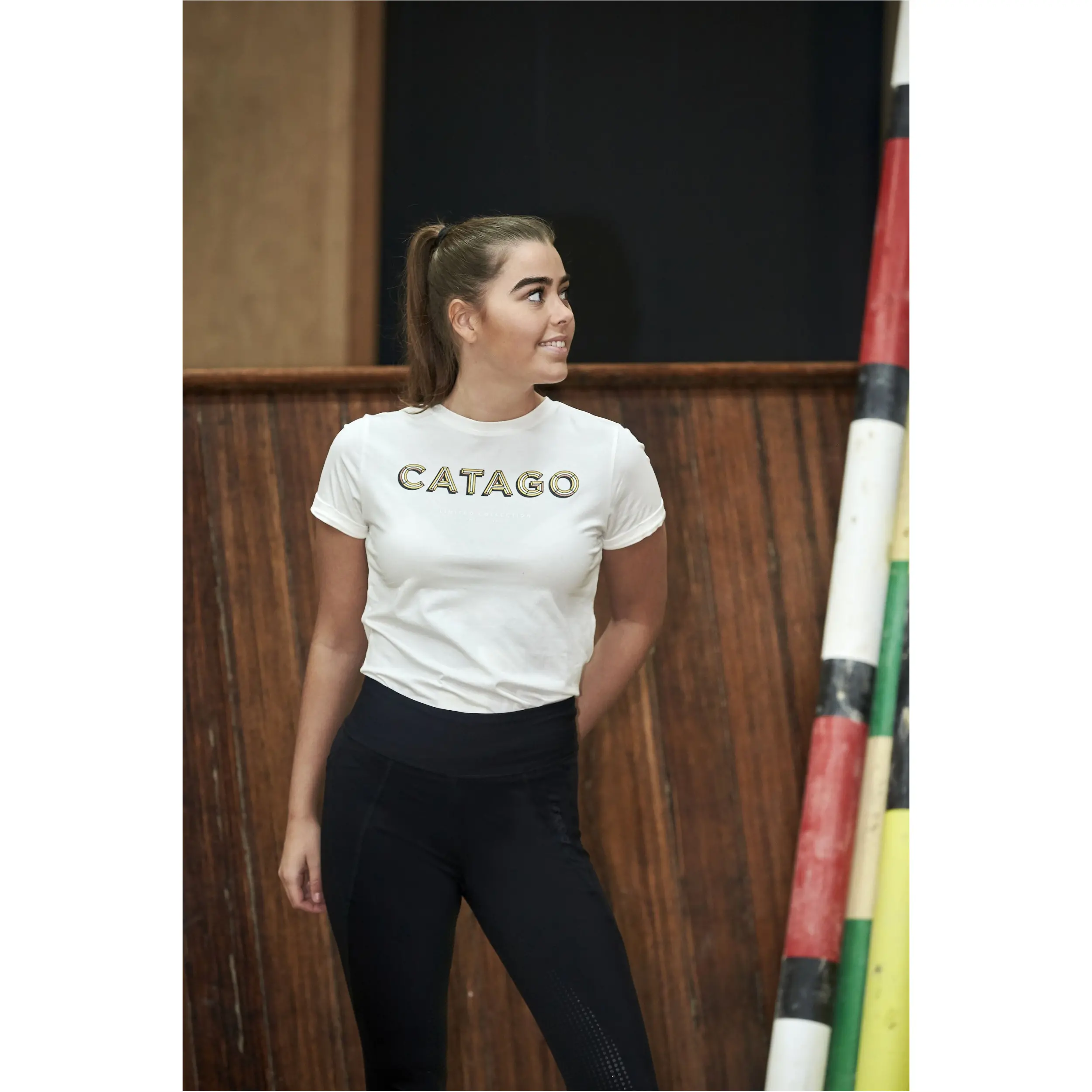 Damen Reitleggings Silikon Vollbesatz FIR-Tech schwarz