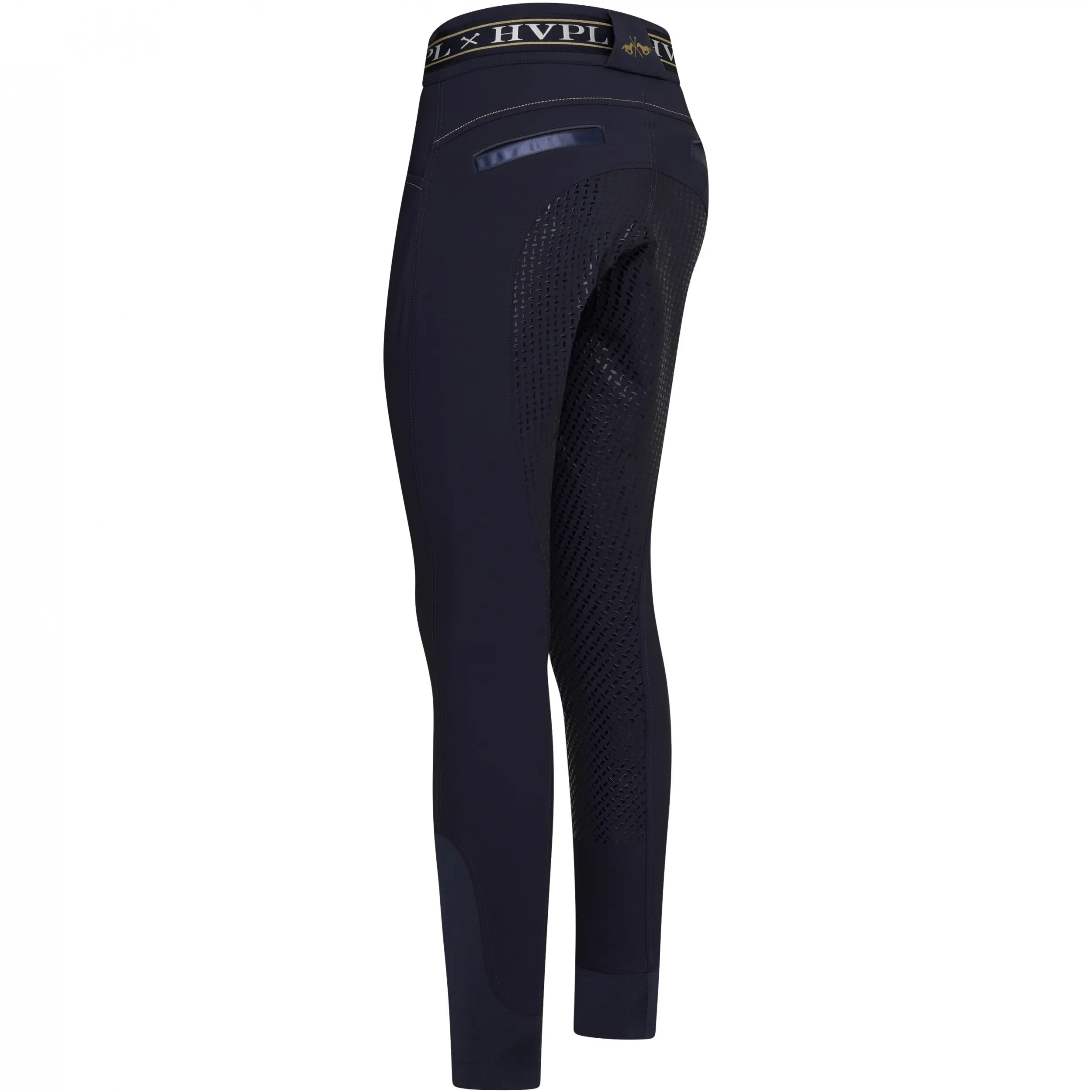 Damen Reithose Silikon Vollbesatz HVPKeira navy
