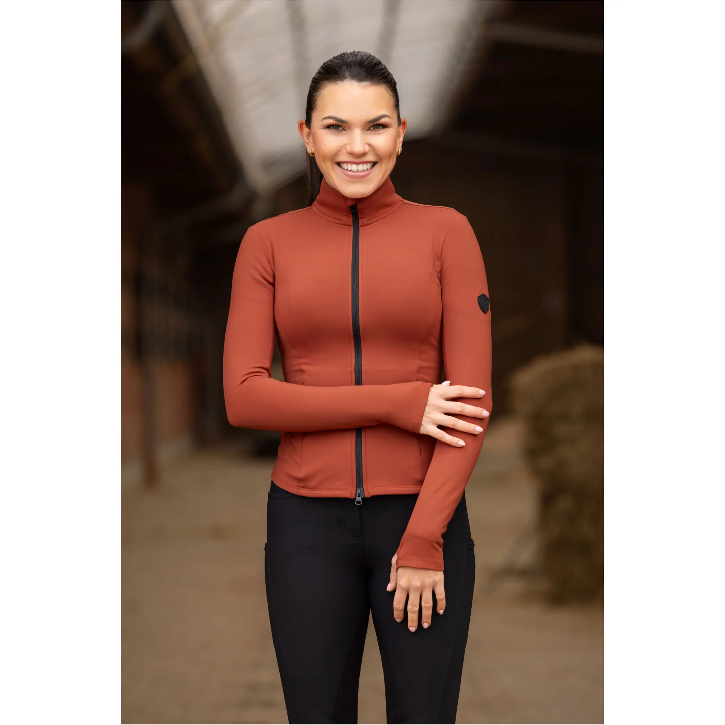 Damen Trainingsjacke H/W 2025 rust
