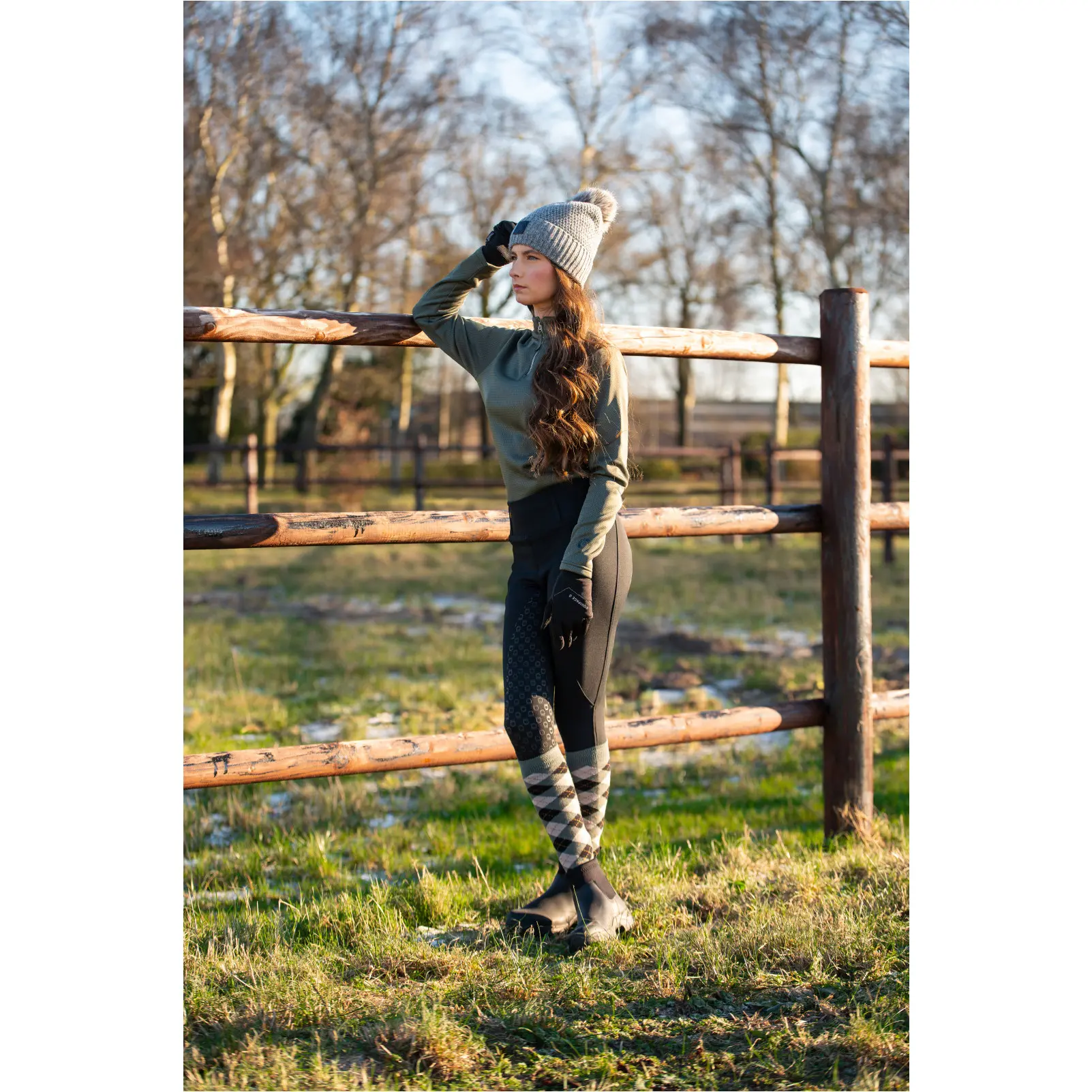 Damen Funktionsshirt Langarm SCARLET half-zip forest Damen Funktionsshirt Langarm SCARLET half-zip forest