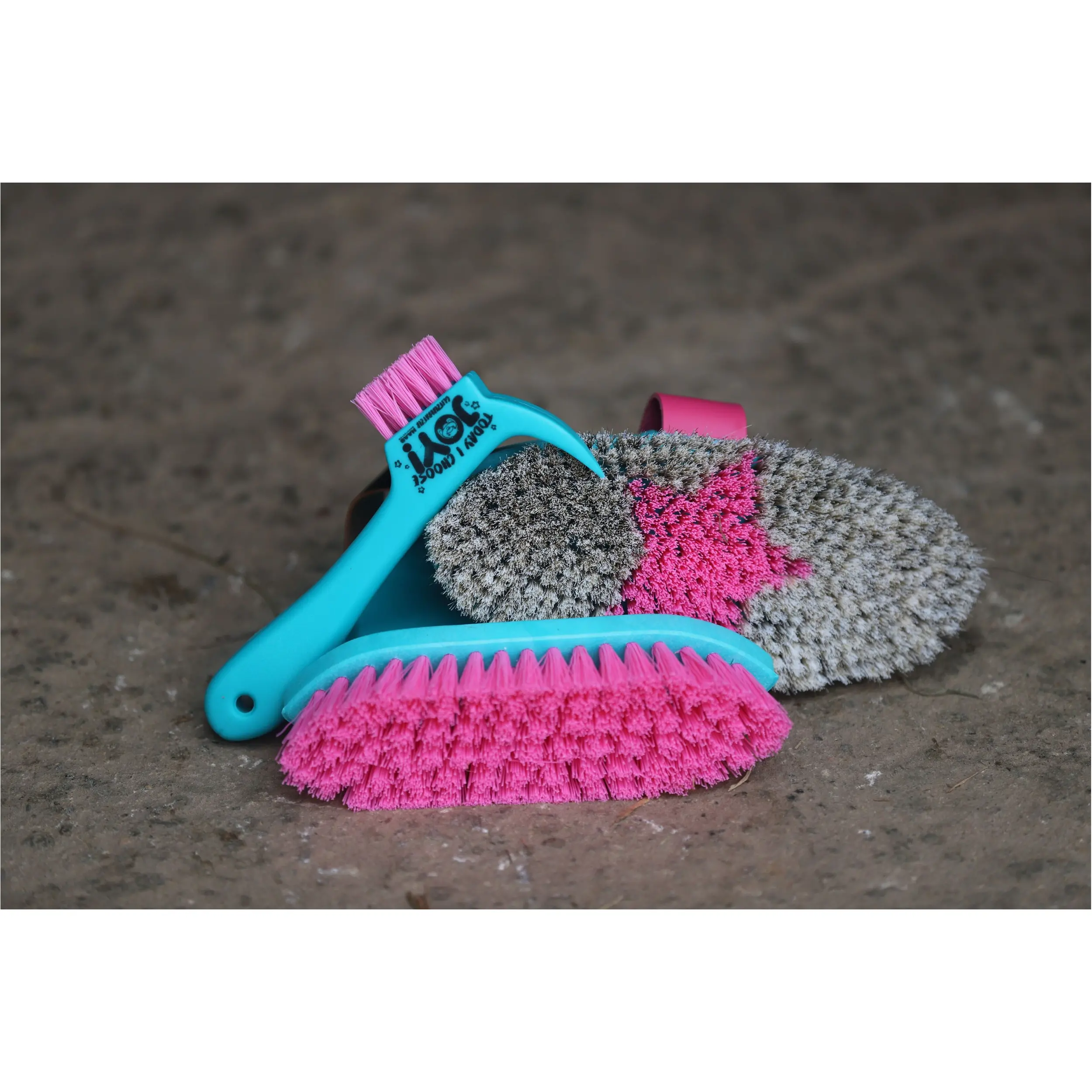 Fellbürste Pummel MOOH türkis/pink