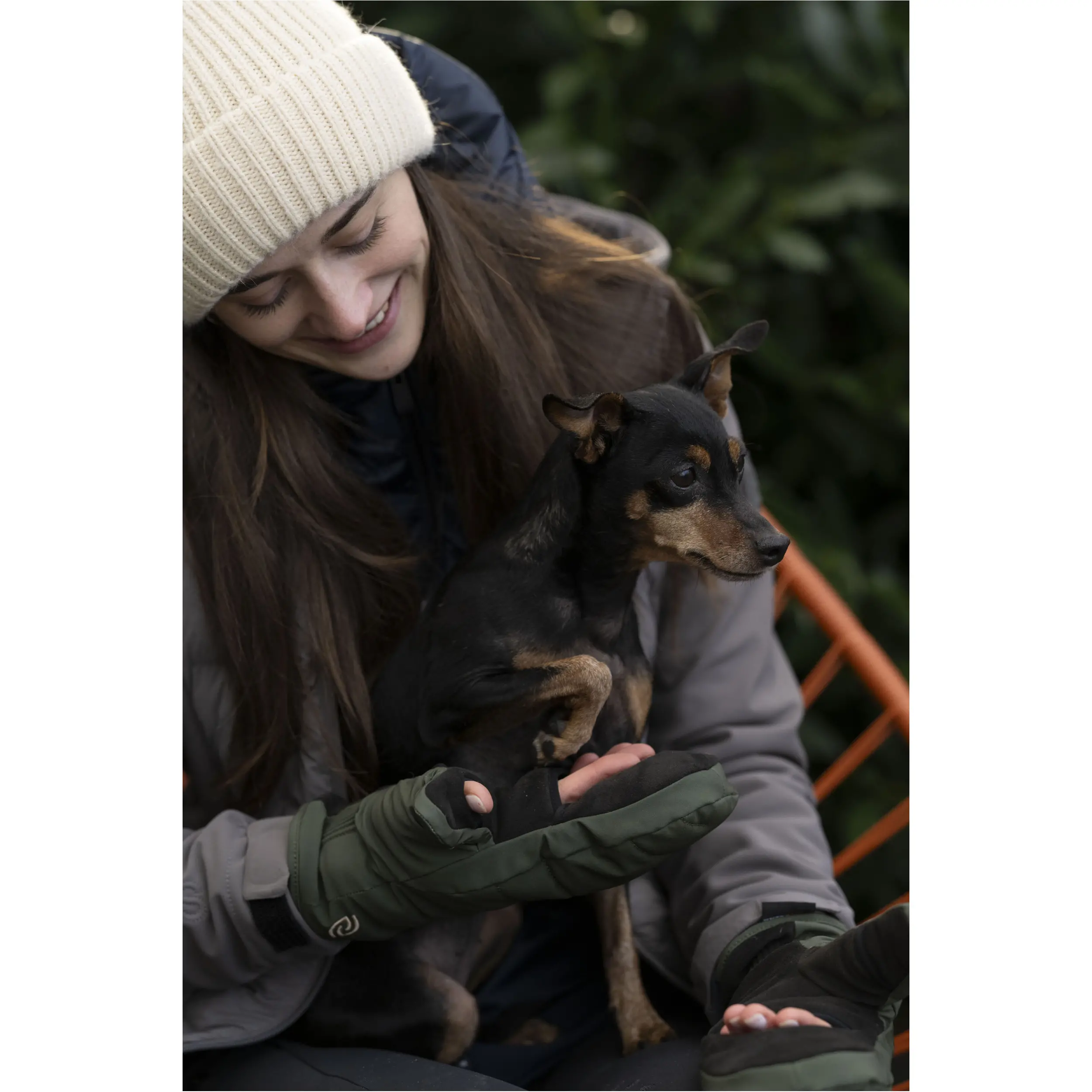 Winter Outdoorhandschuhe NAGOYA chive green