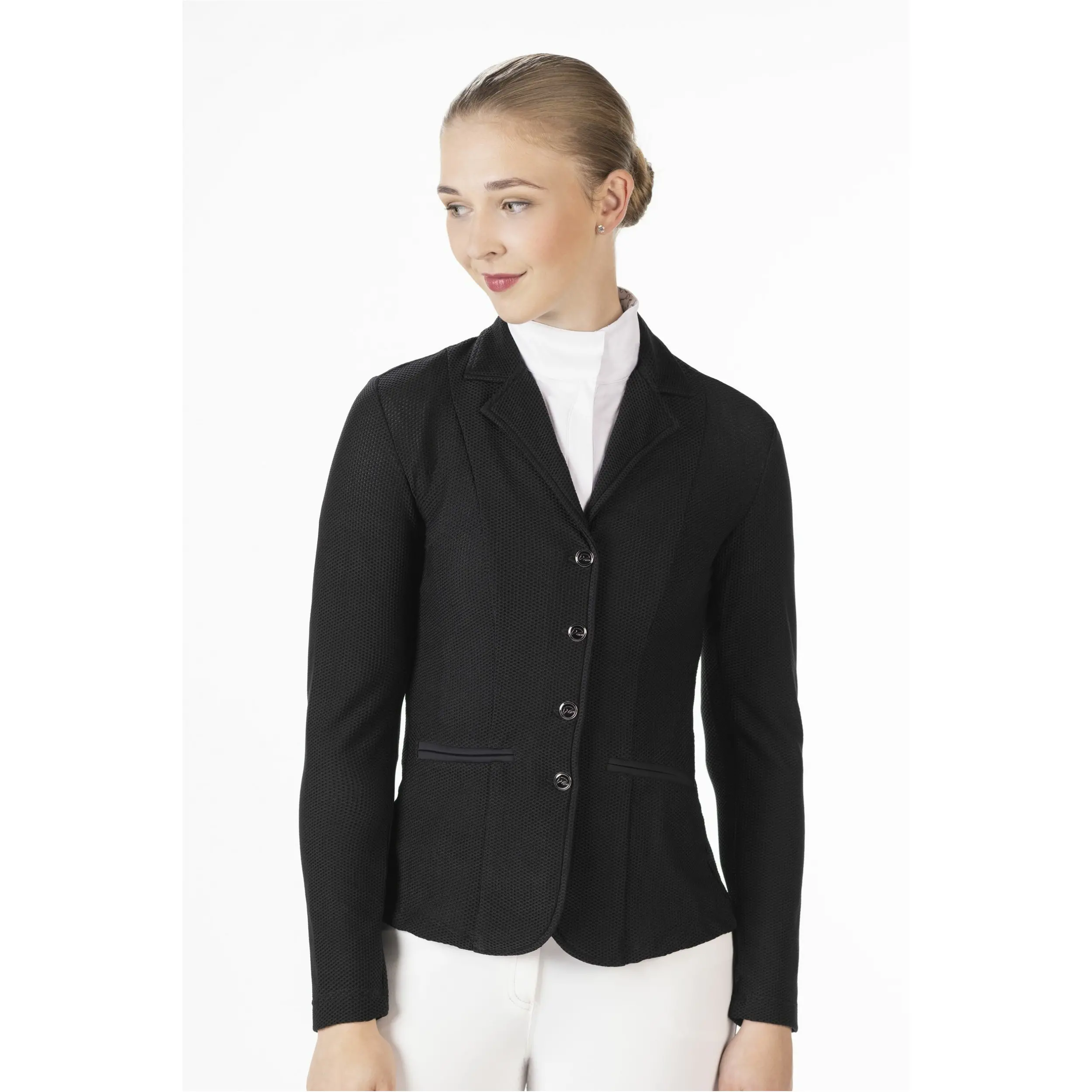 Damen Turnierjacket MESH LINDA schwarz