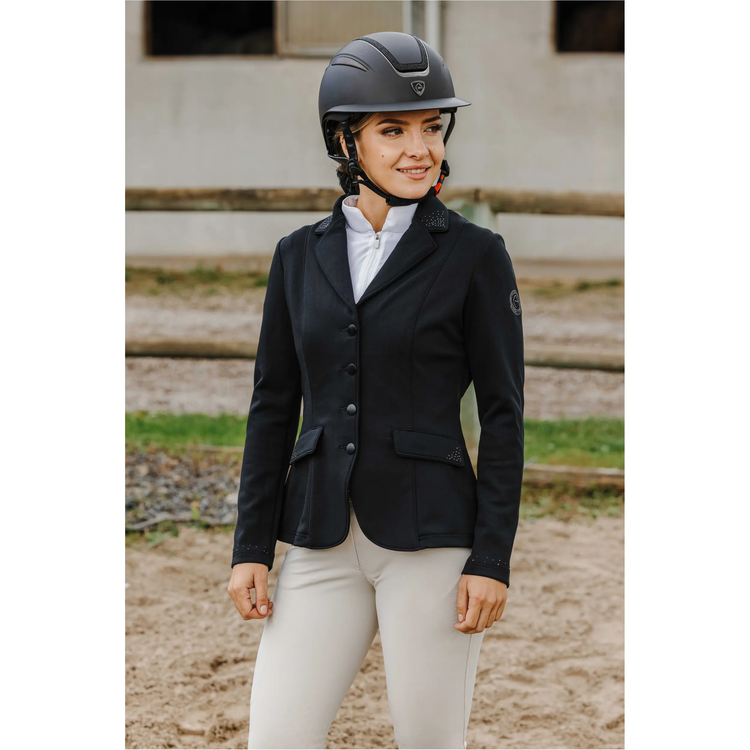 Turnierjacket Je t'aime STOCKHOLM schwarz