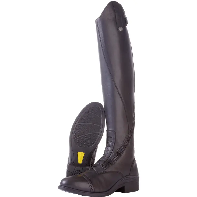 Reitstiefel PROXIMO Echtleder schwarz