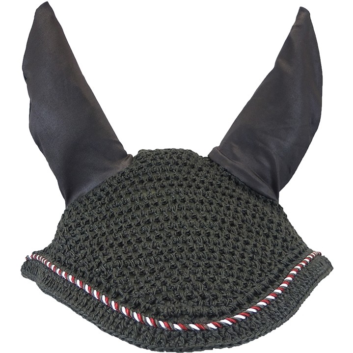 Fliegenhaube mit Kordel R-LINE anthrazit/rot Fliegenhaube mit Kordel R-LINE anthrazit/rot