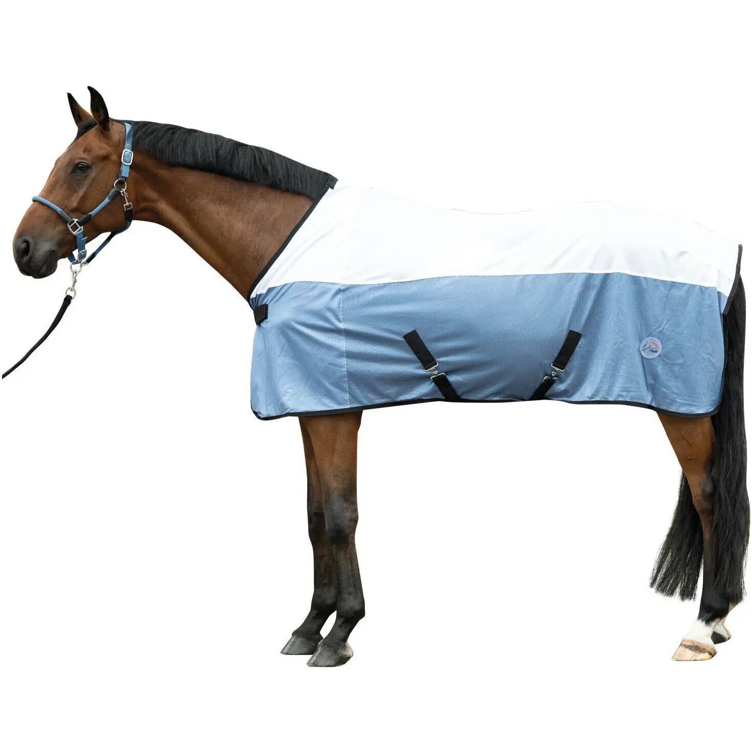 Fliegendecke COLOURFUL rauchblau