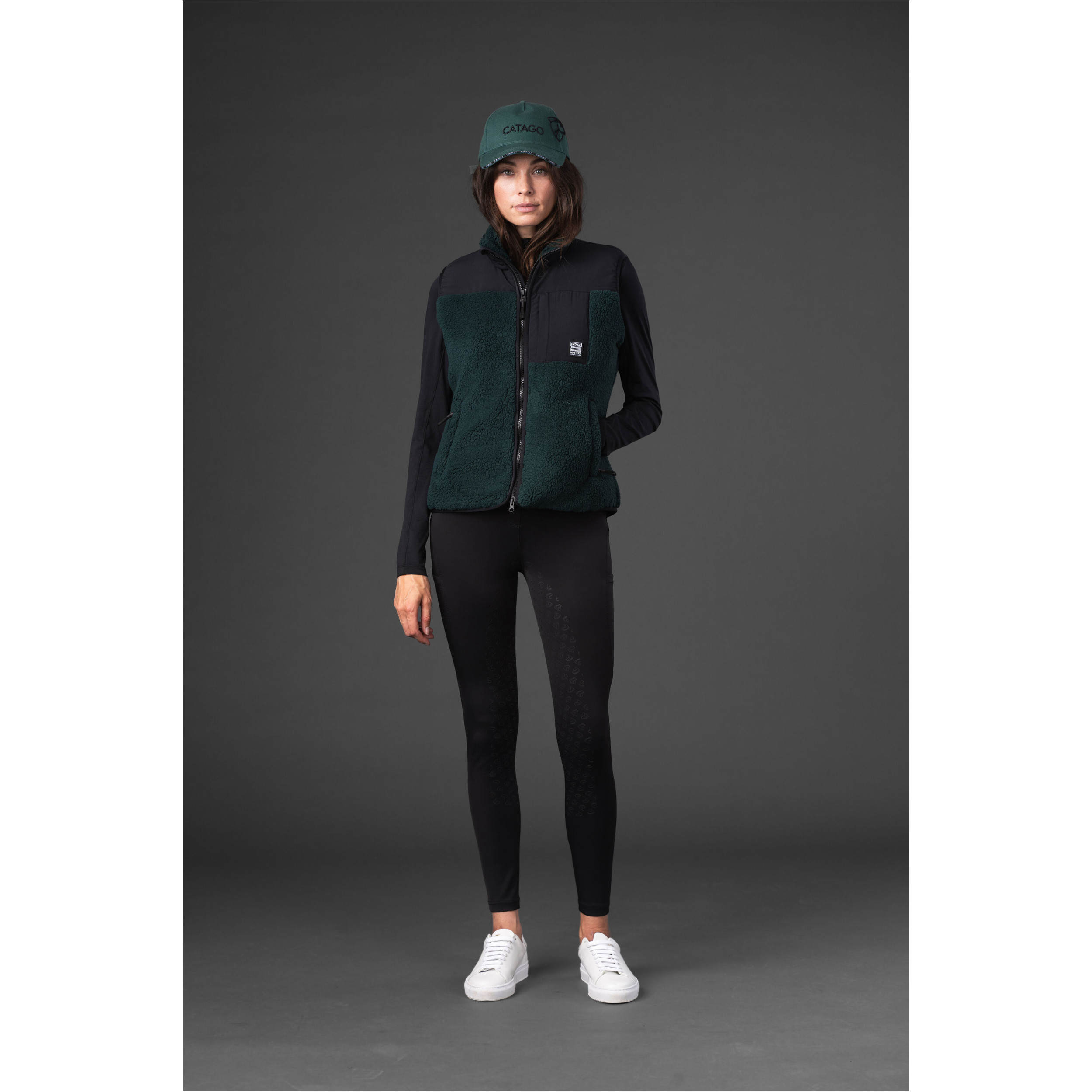 Damen Fleeceweste VINYA ponderosa pine