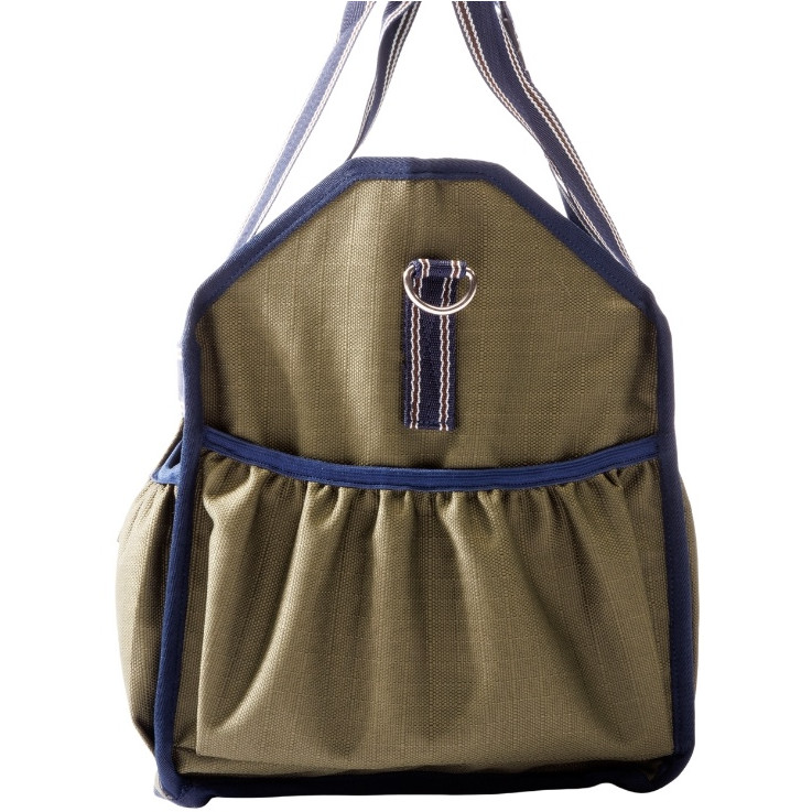 Putztasche faltbar grün/marine-braun-grün