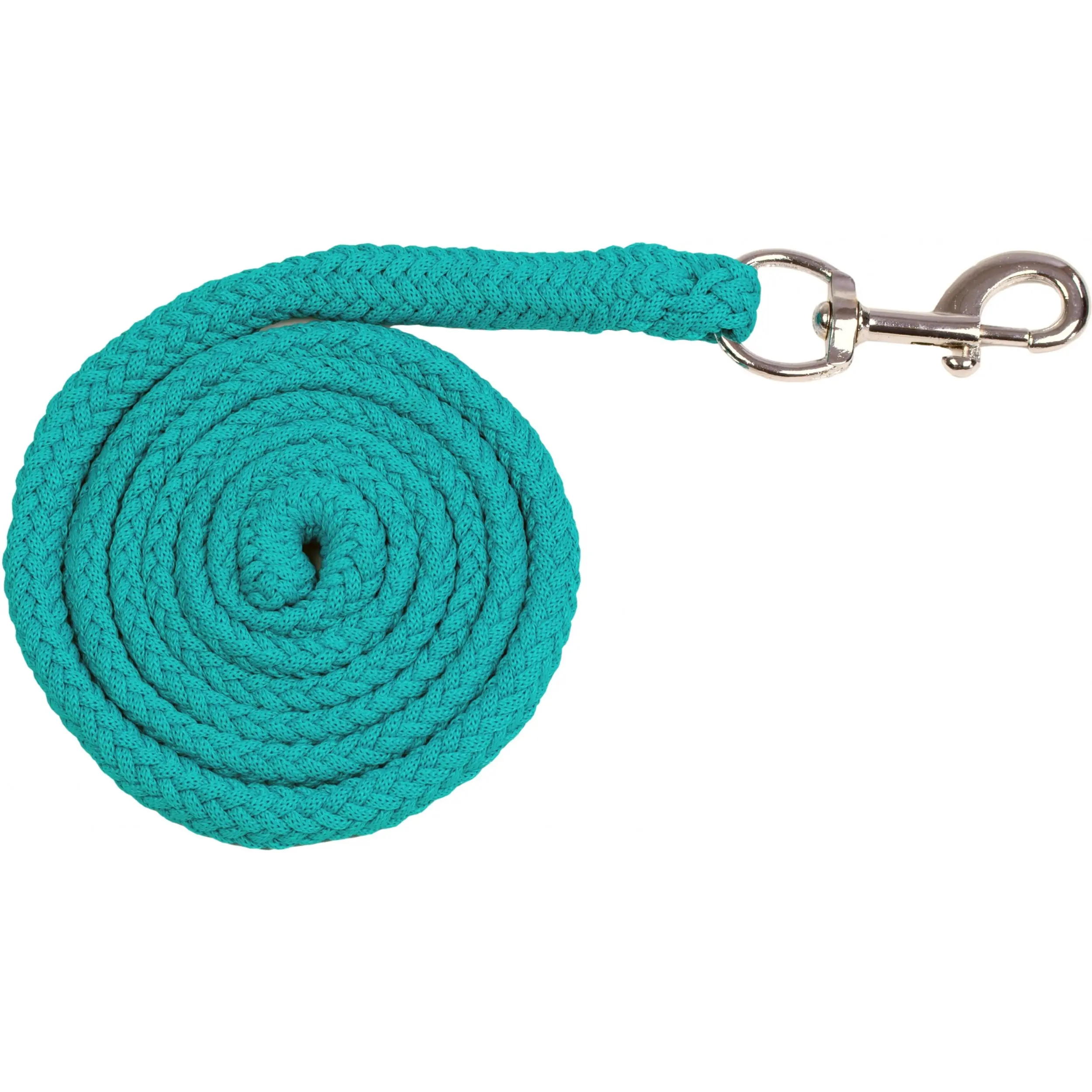 Führstrick mit Karabinerhaken BASICLINE türkis 180cm