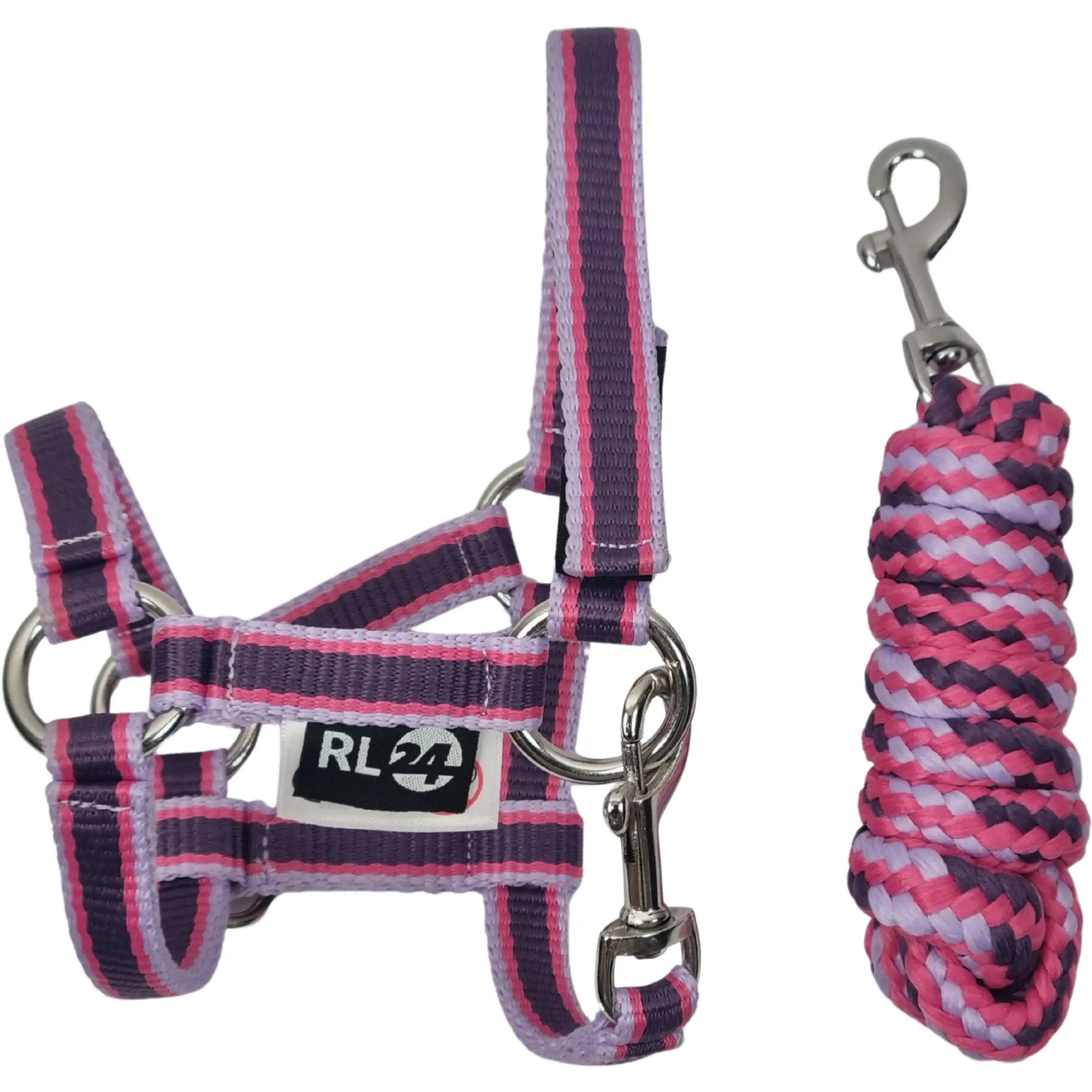 Halfter und Strick HOBBY HORSING lila