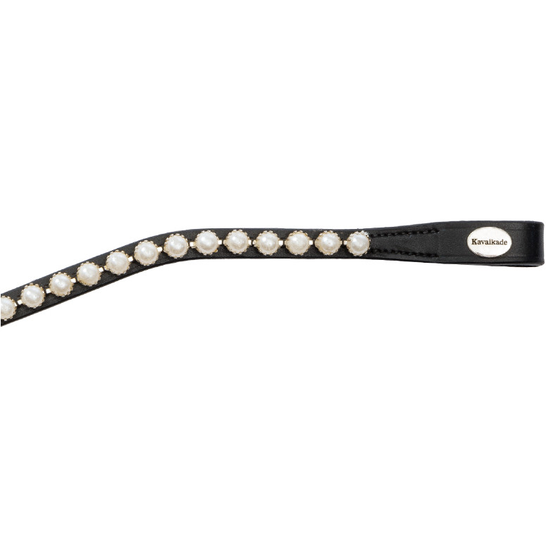 Stirnband PEARL schwarz/creme Stirnband PEARL schwarz/creme