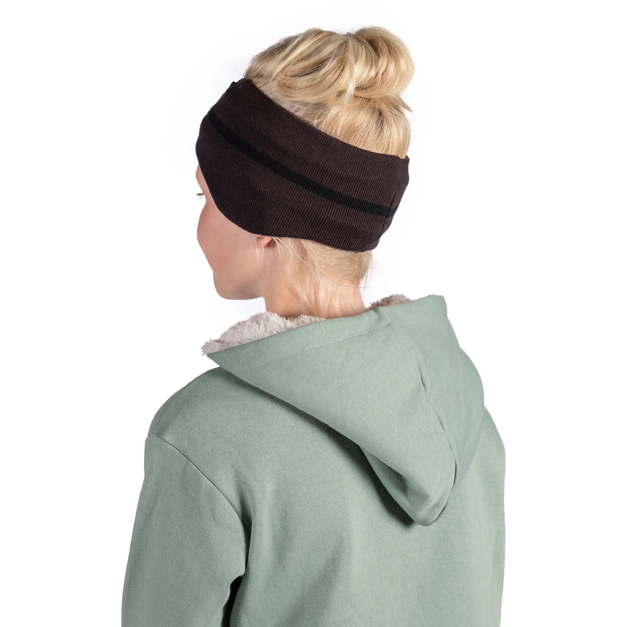 Winter Kinder Stirnband MIA dunkelbraun