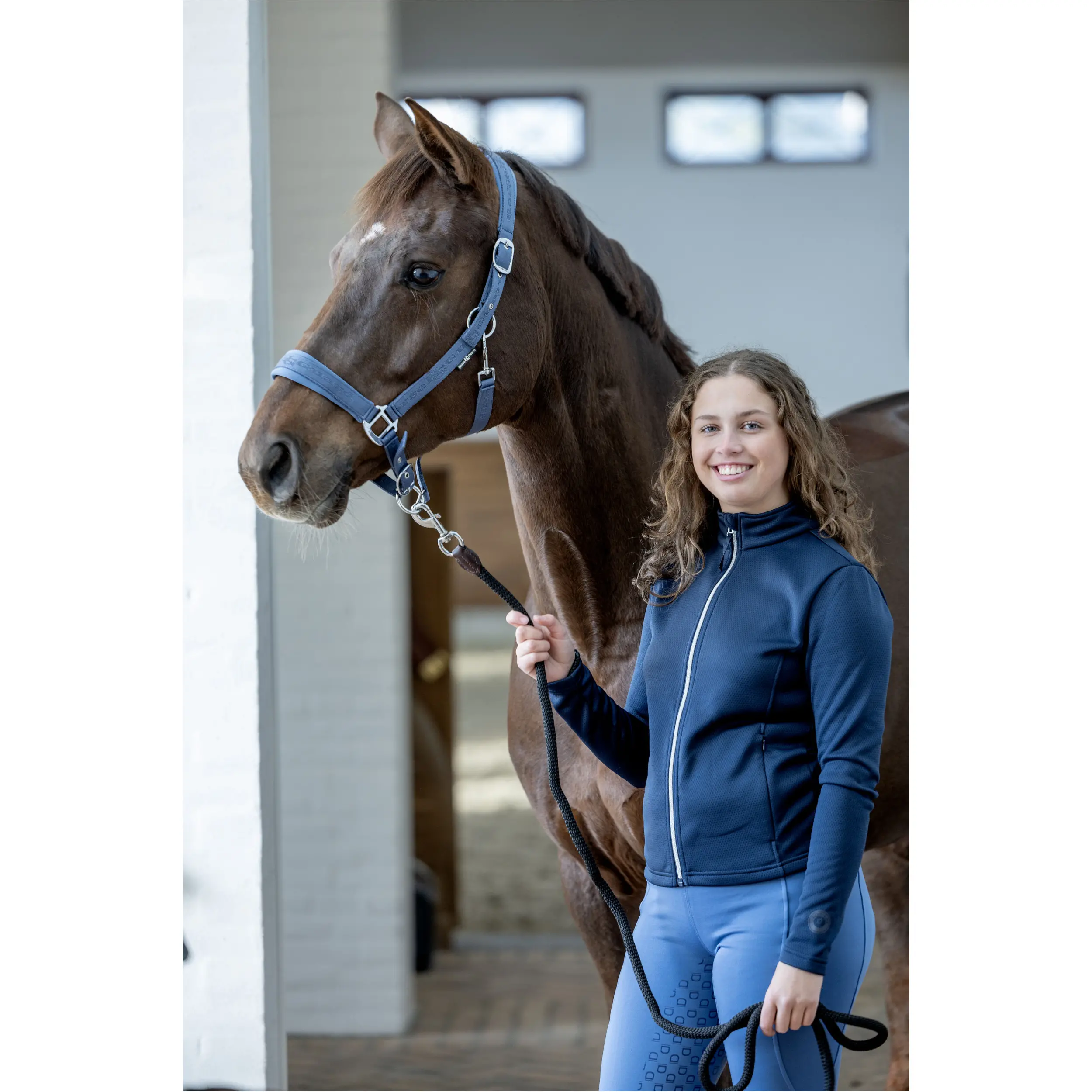 Winter Damen Reitjacke VANABE navy