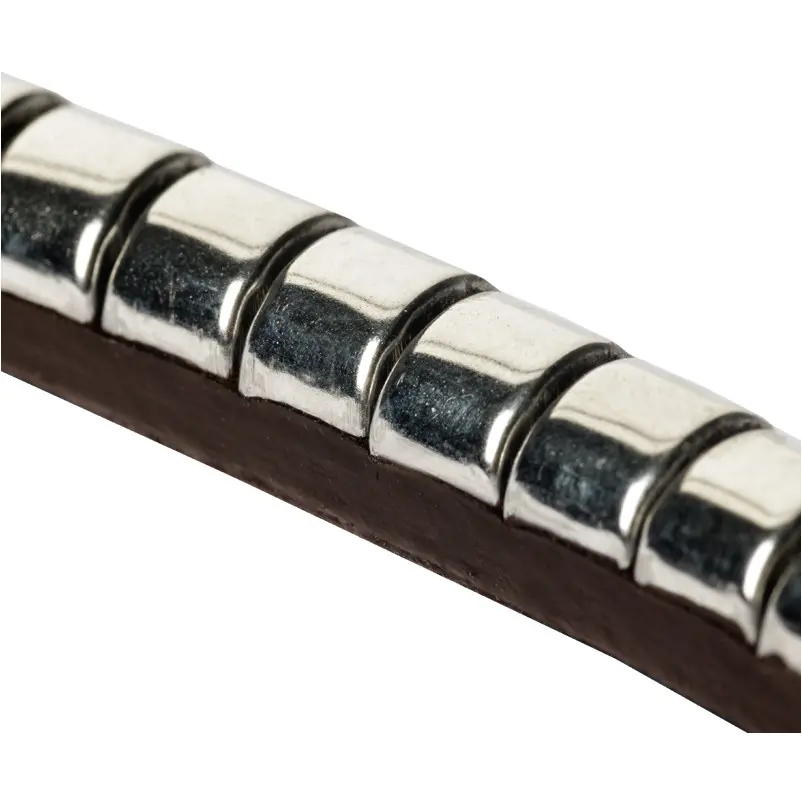 Stirnband CLINCHESSA braun/silber