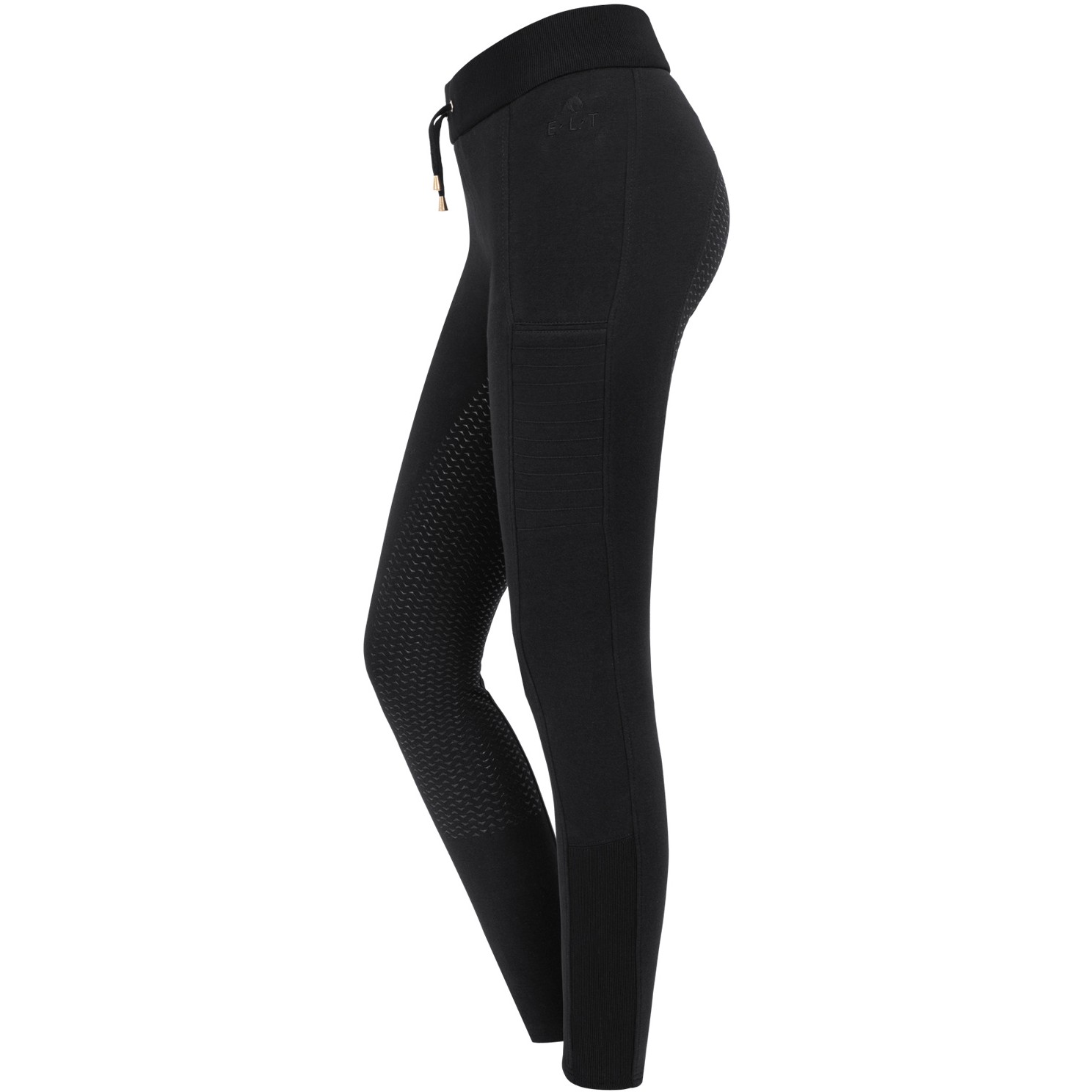 Damen Reitleggings Silikon Vollbesatz GESA schwarz