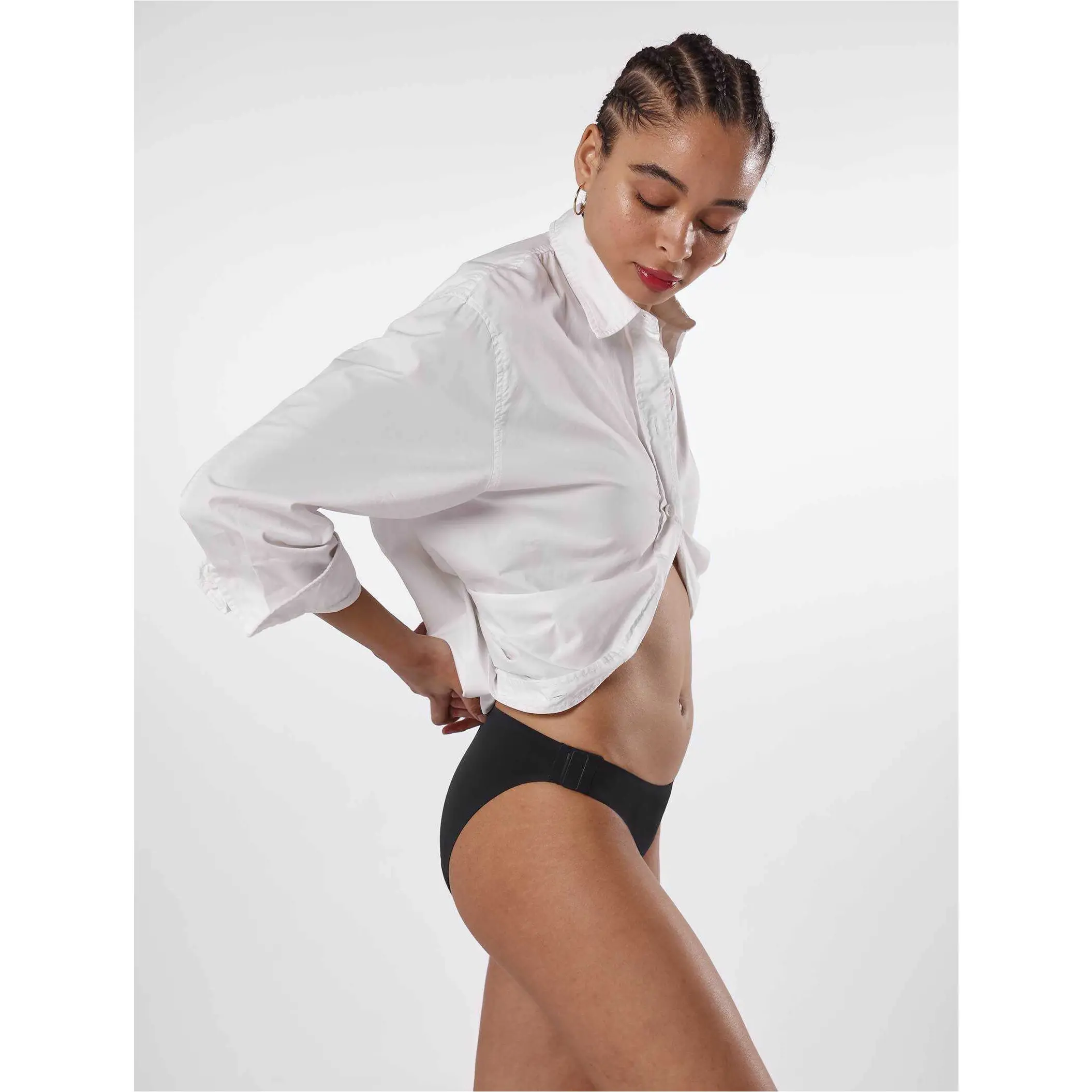 Damen Periodenslip abnehmbar HÉMÉRA schwarz