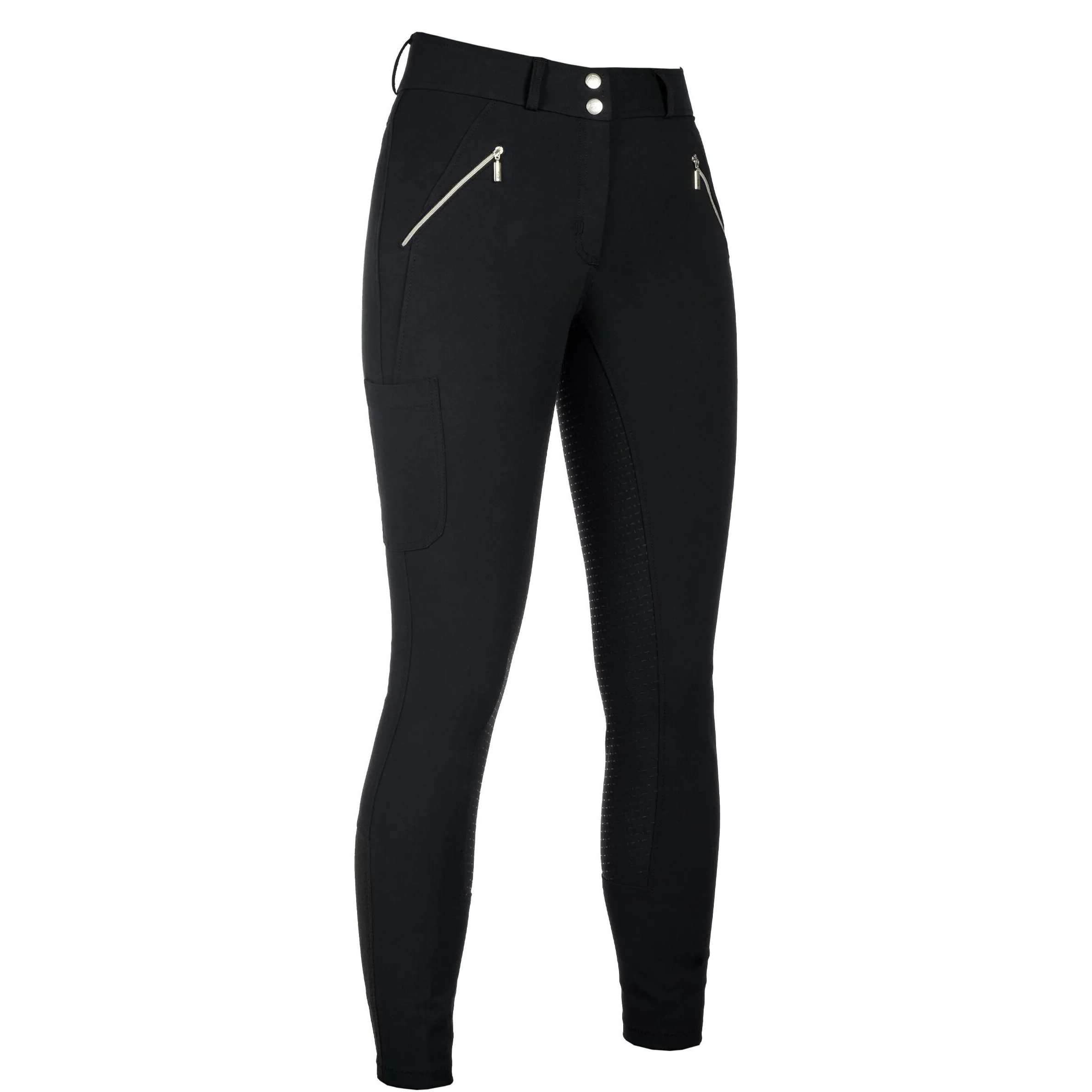 Damen Reithose Silikon Vollbesatz LIA HIGH WAIST schwarz