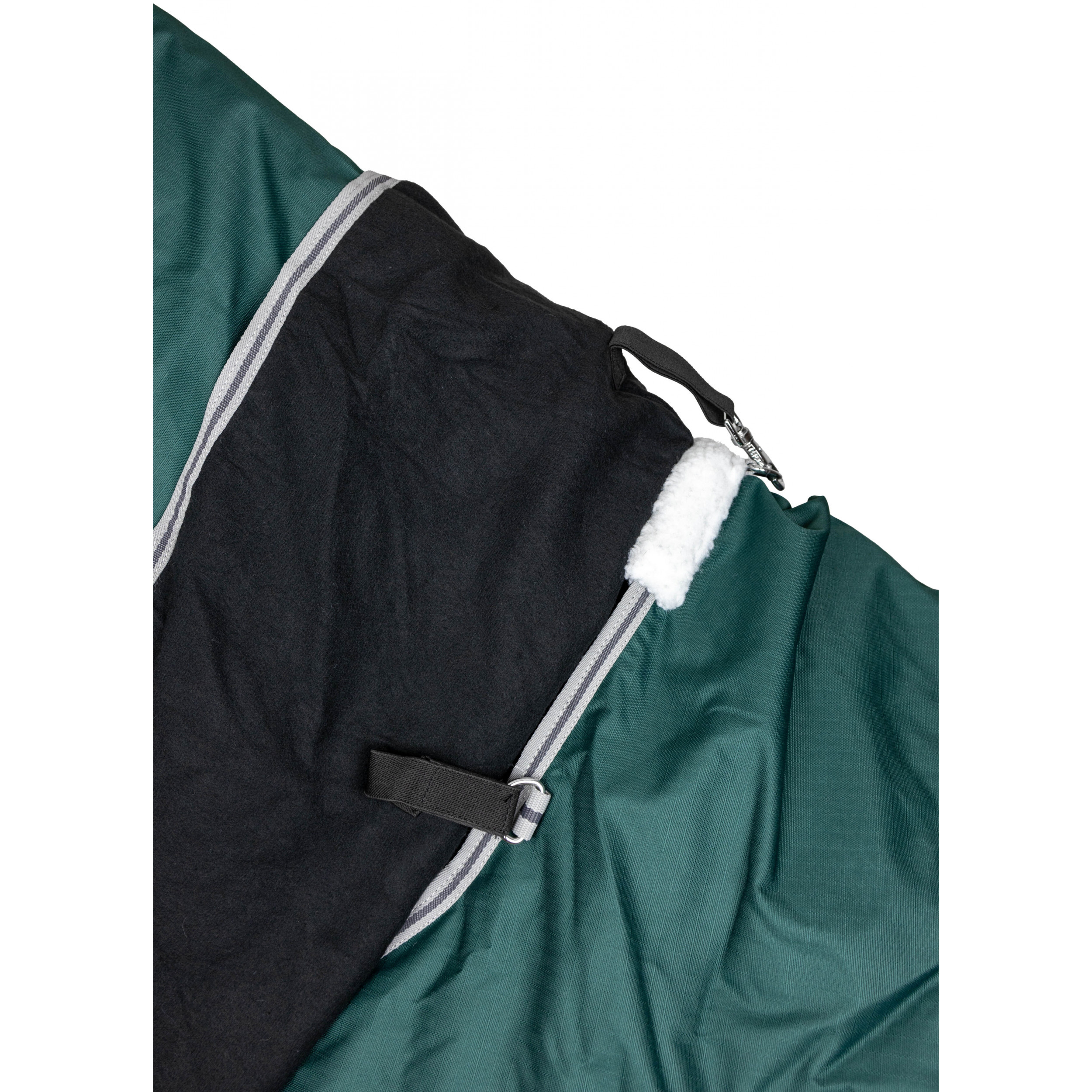 Weidedecke Full Neck Polarfleece 600D BASICLINE grün