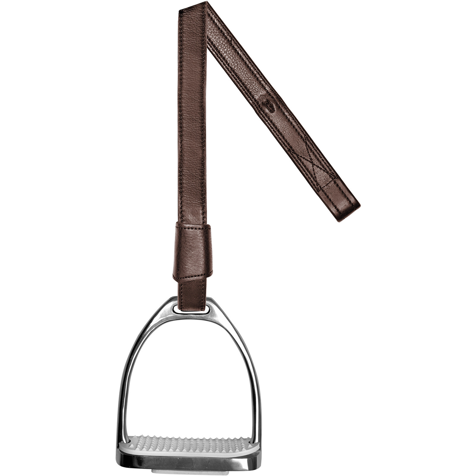 Steigbügelriemen Leder braun