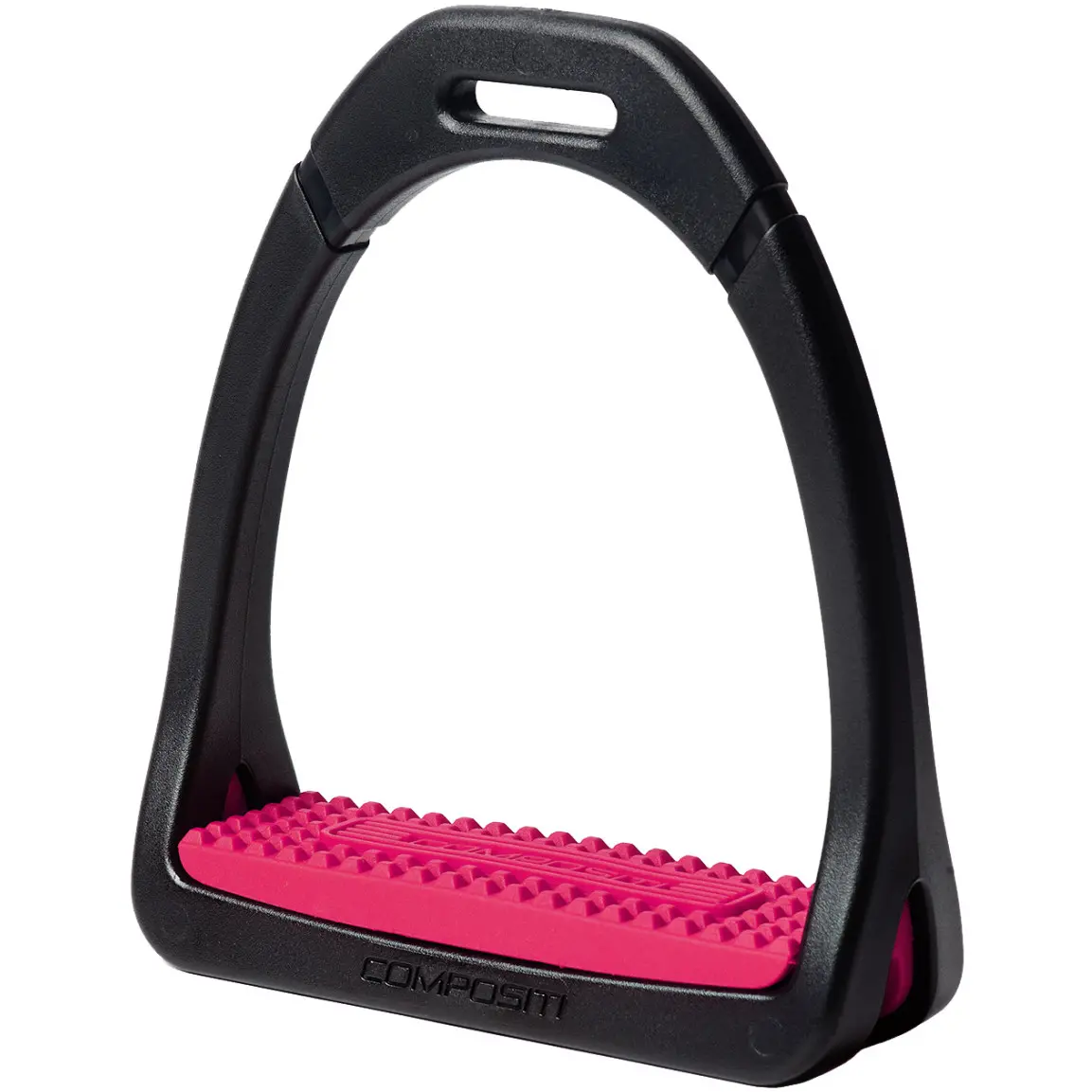 Steigbügel PREMIUM schwarz/pink