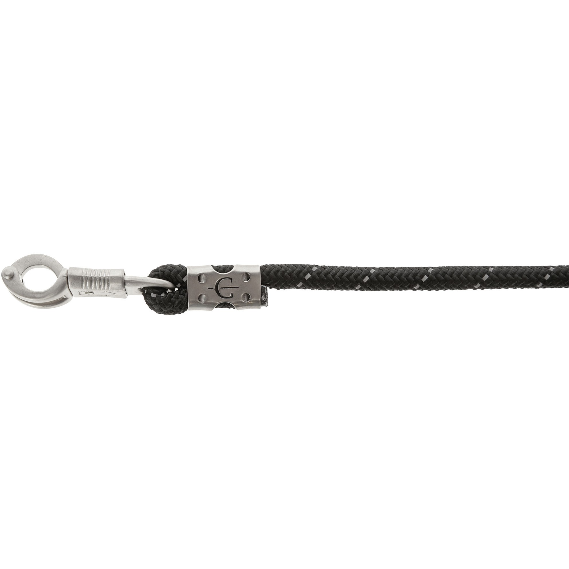 Führstrick mit Panikhaken REFLECTIVE black/silver Führstrick mit Panikhaken REFLECTIVE black/silver