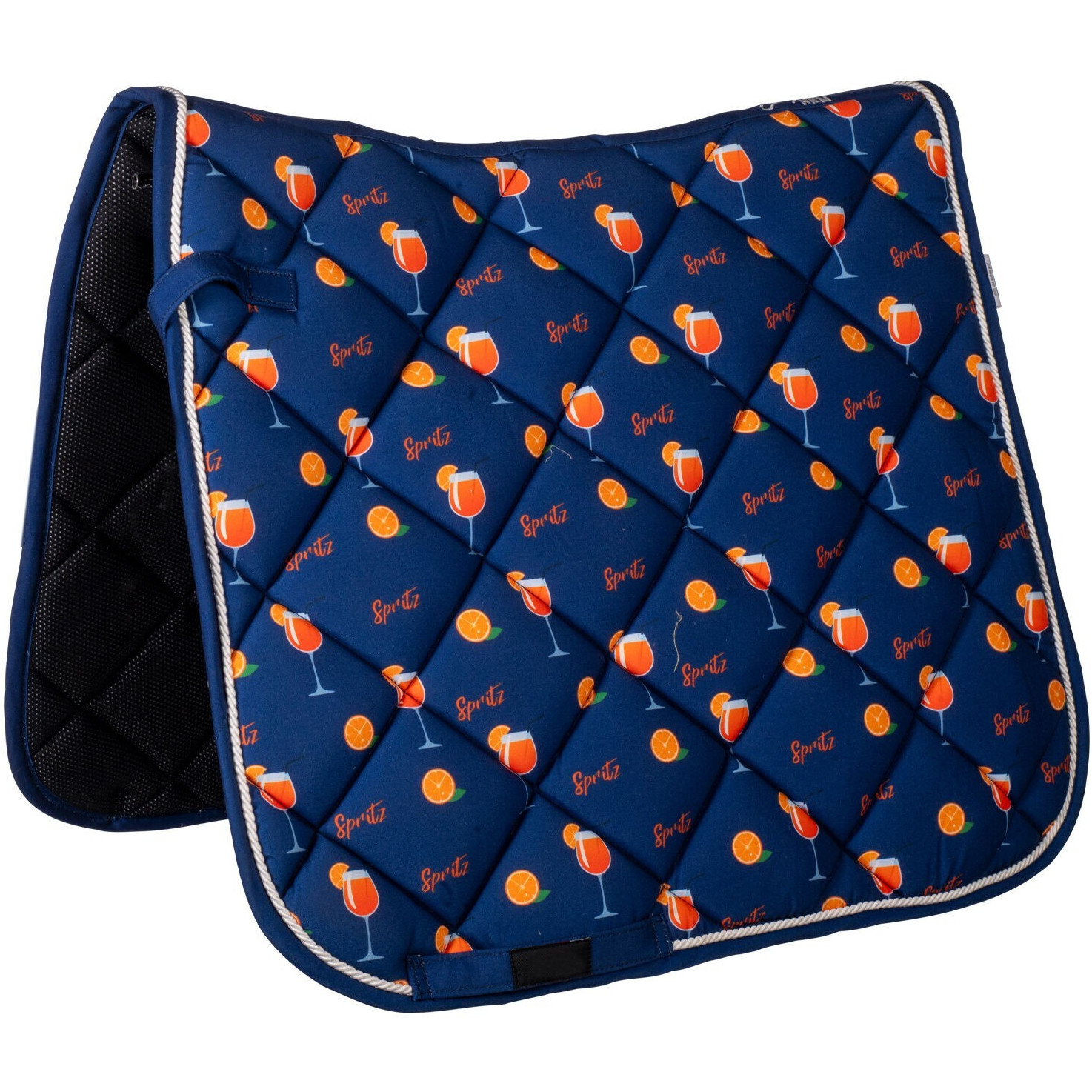 Schabracke SPLASH dunkelblau/orange