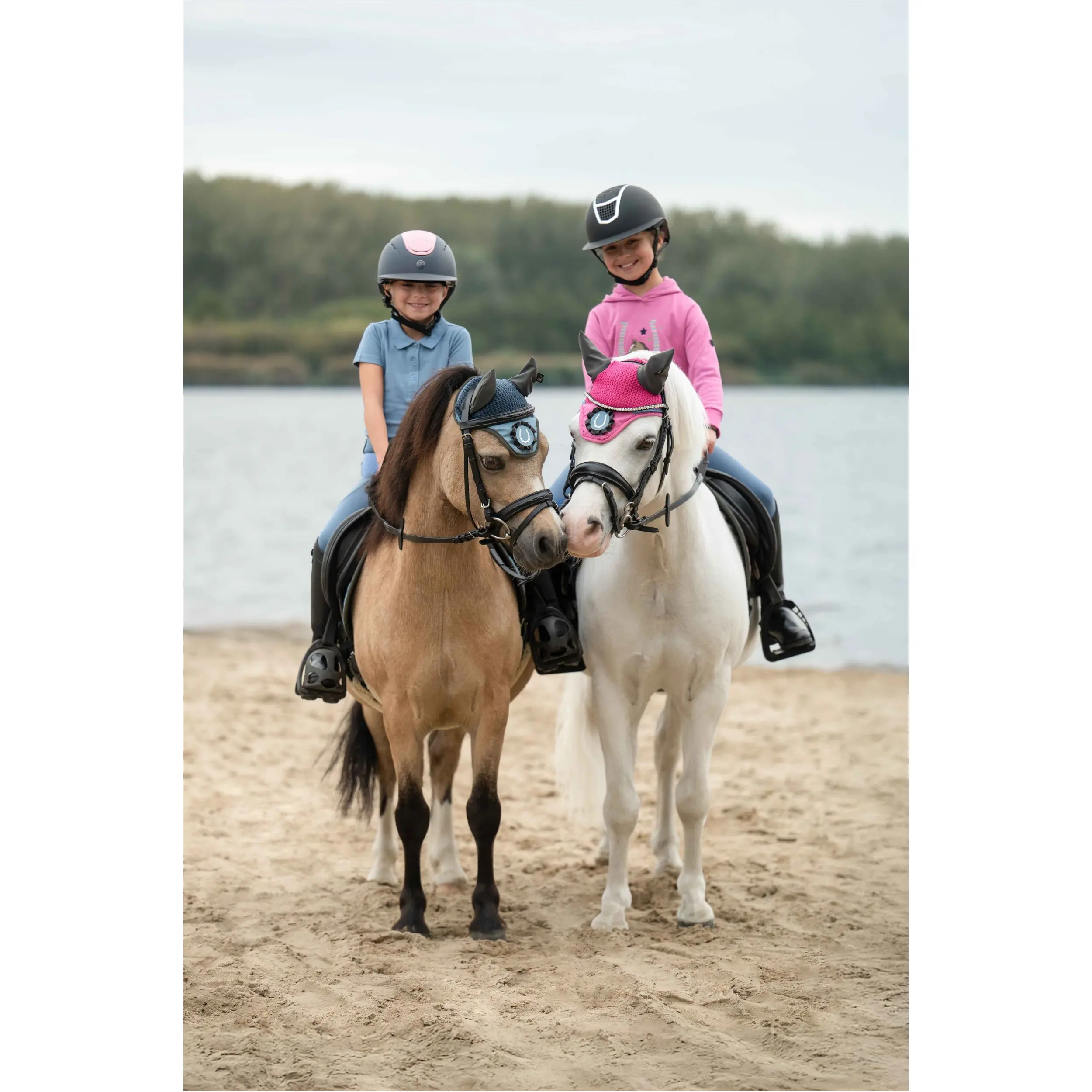 Fliegenhaube NELE rauchblau