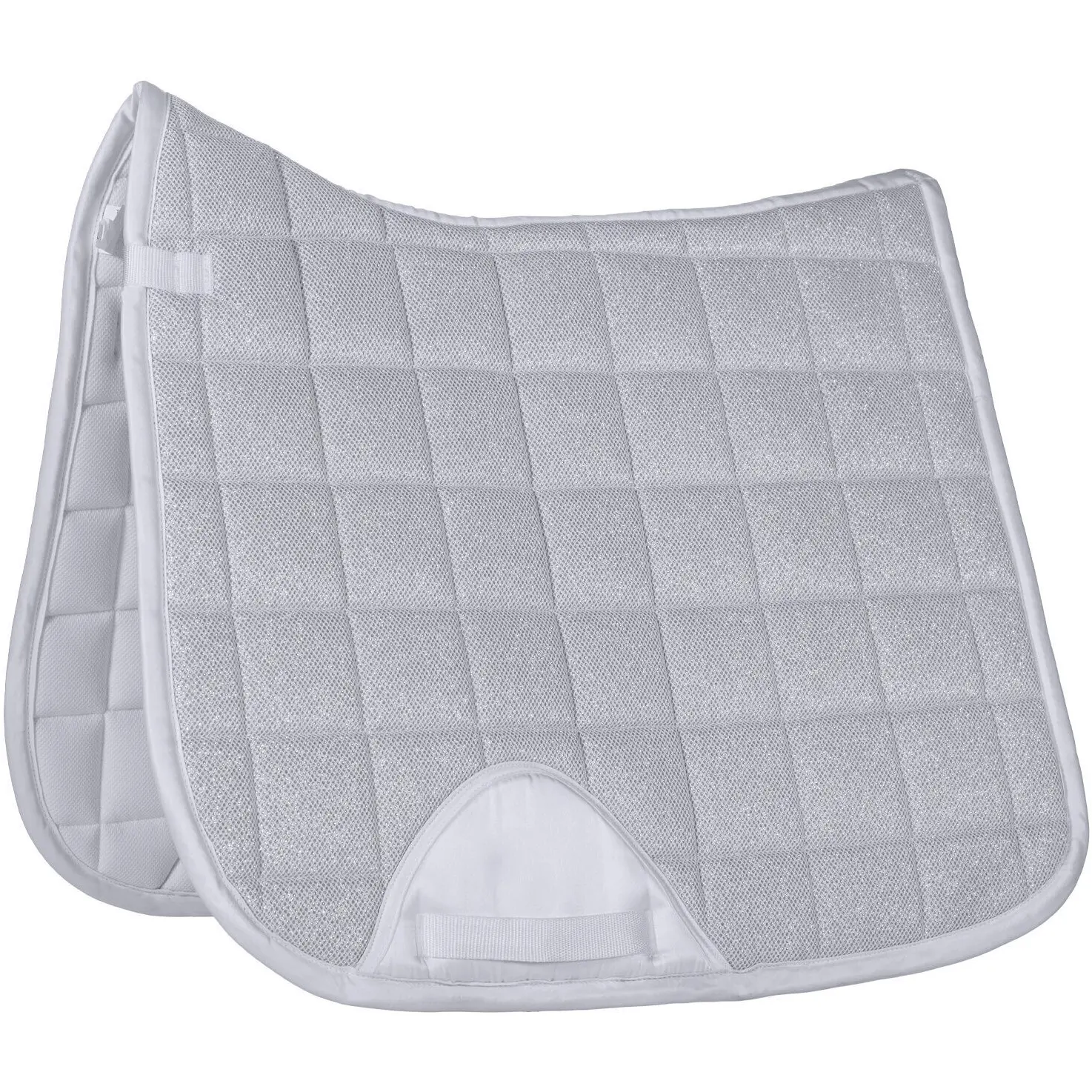 Schabracke GLITTER MESH STYLE weiß