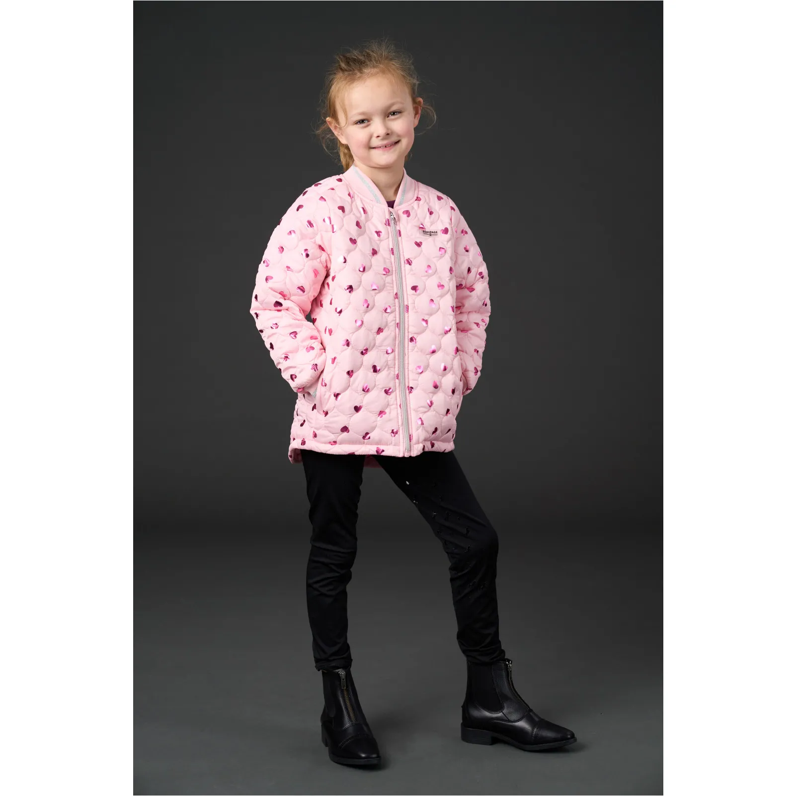 Kinder Reitjacke TRACEY pink mist