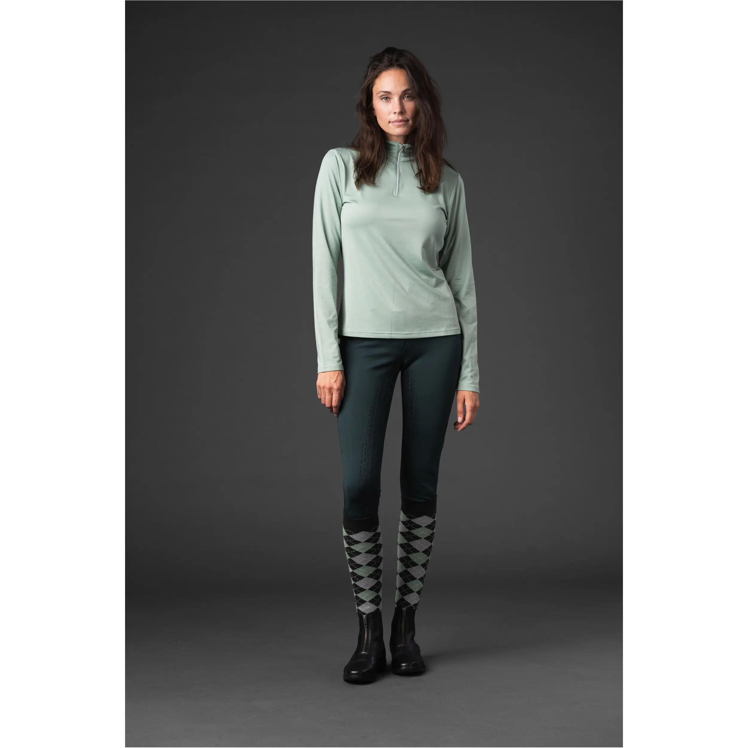 Damen Funktionsshirt KOLYMA granite green