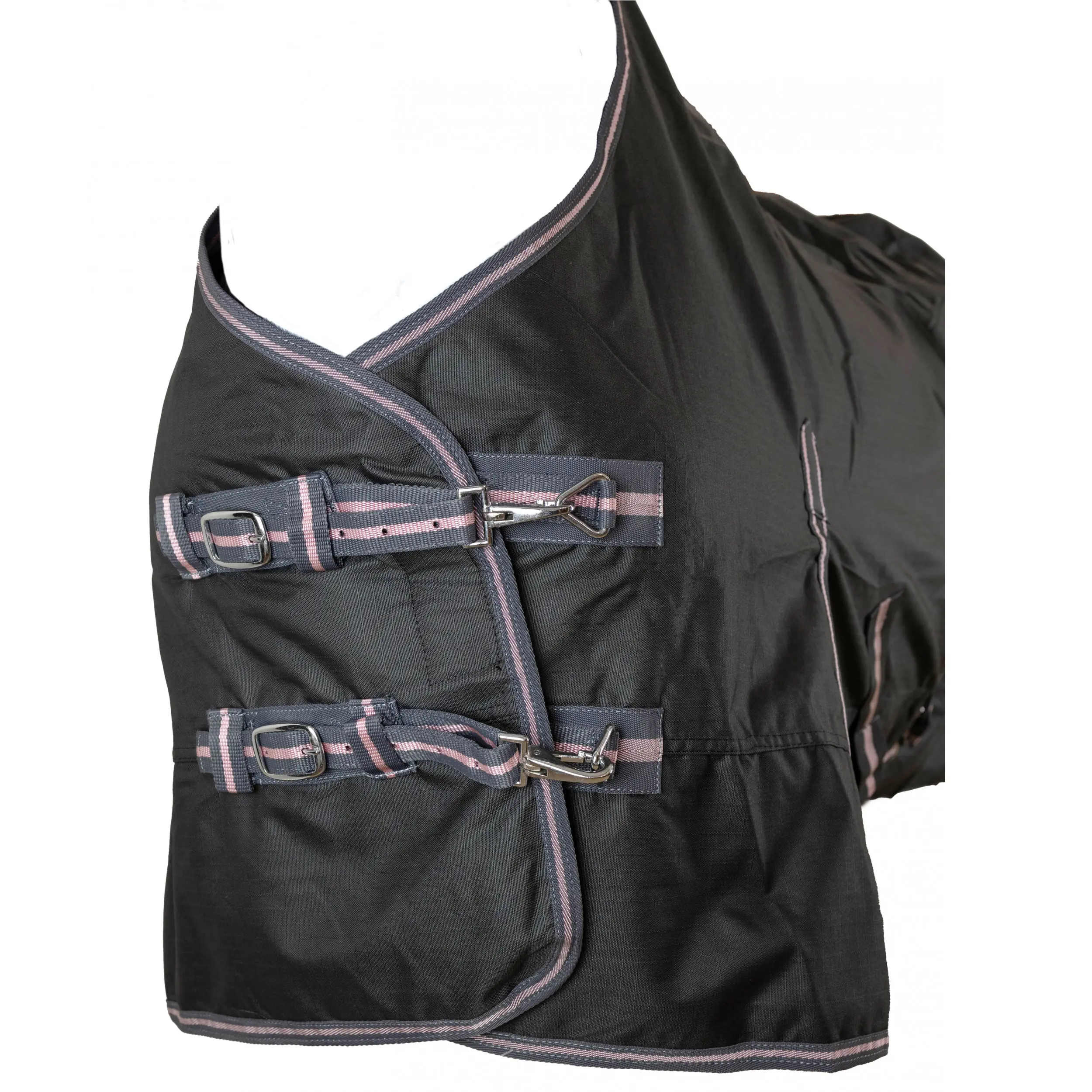 Winterdecke 200g Füllung 600D BASICLINE graphit/koralle Winterdecke 200g Füllung 600D BASICLINE graphit/koralle