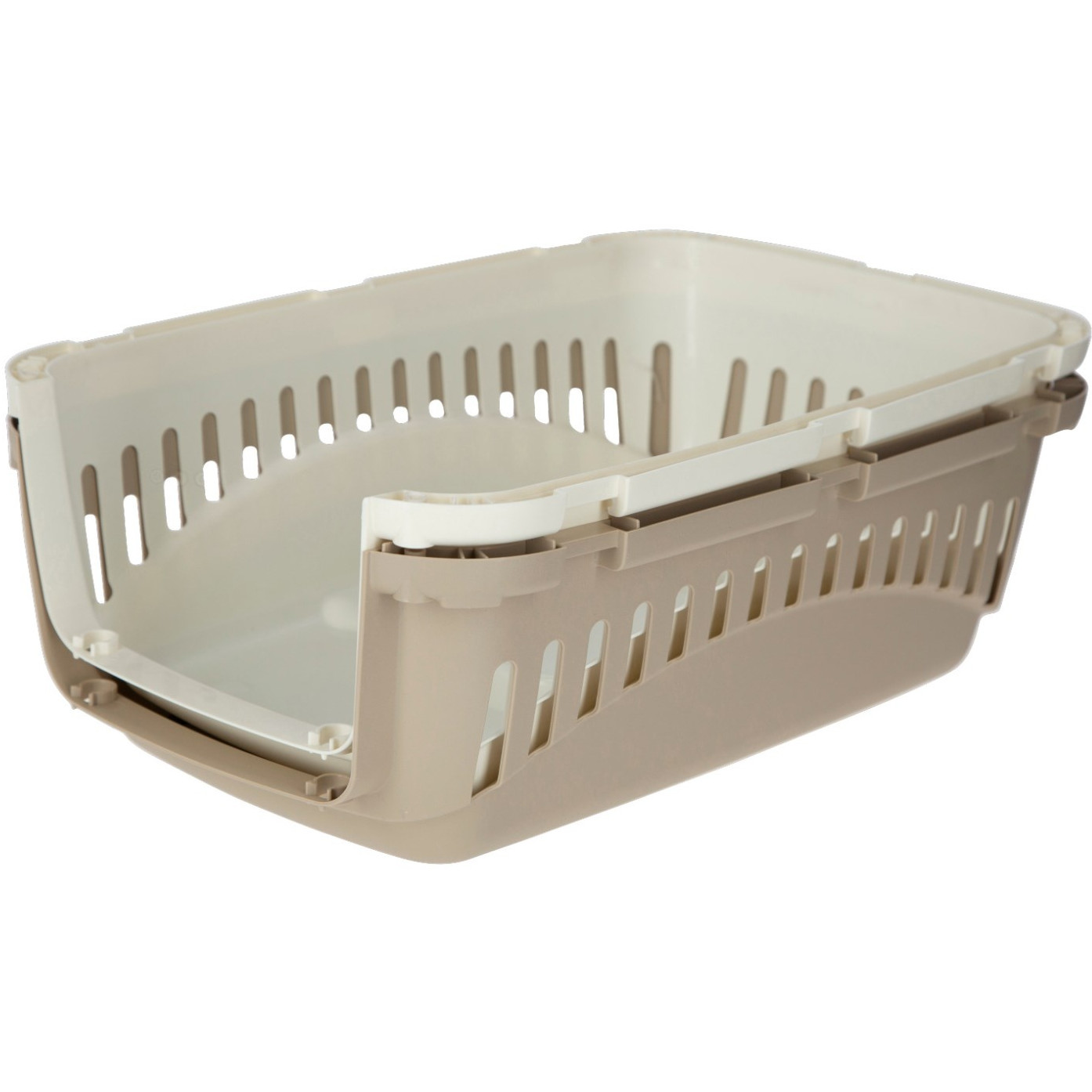 Transportbox EXPEDION taupe/creme 45x30x30cm