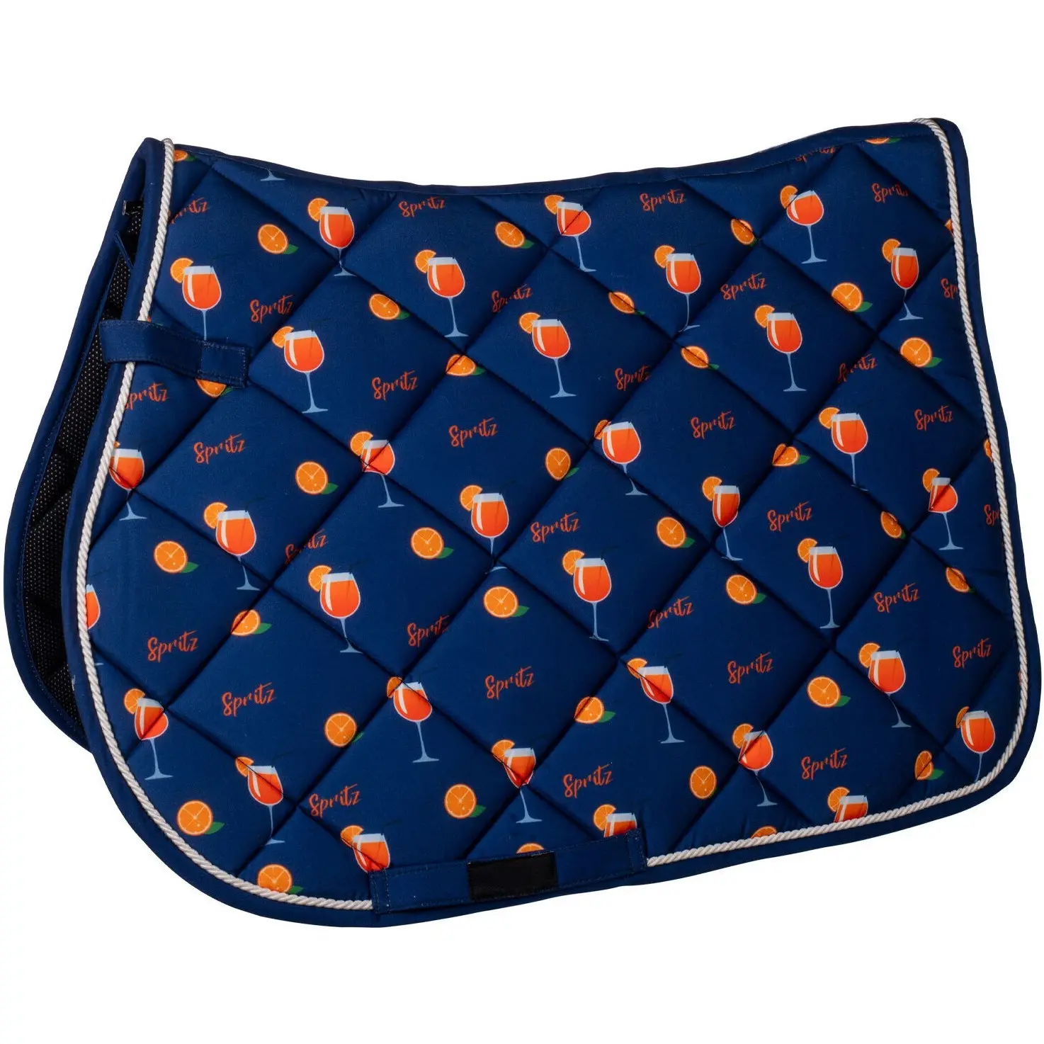 Schabracke SPLASH dunkelblau/orange