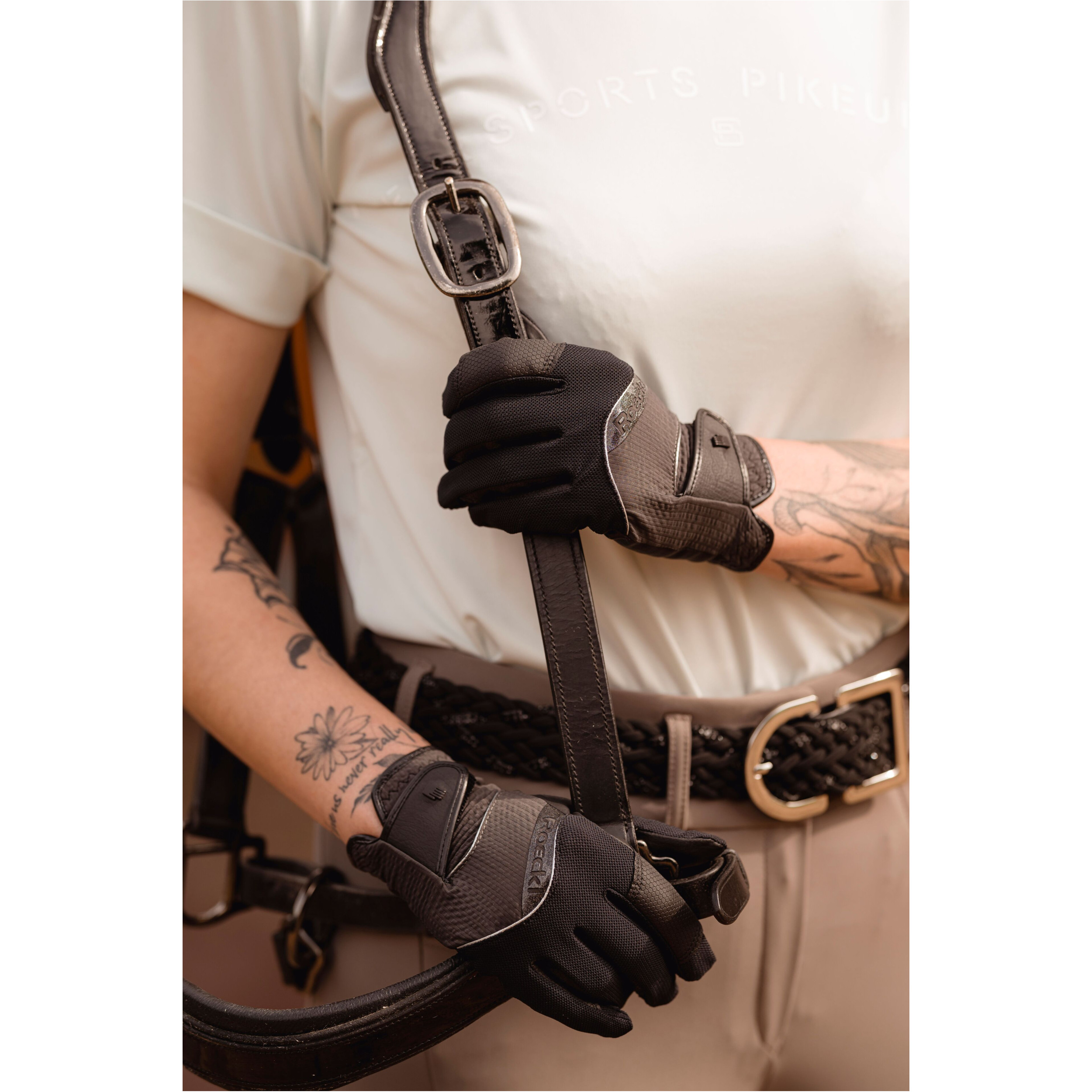 Reithandschuhe MILLERO black/volcanic ash