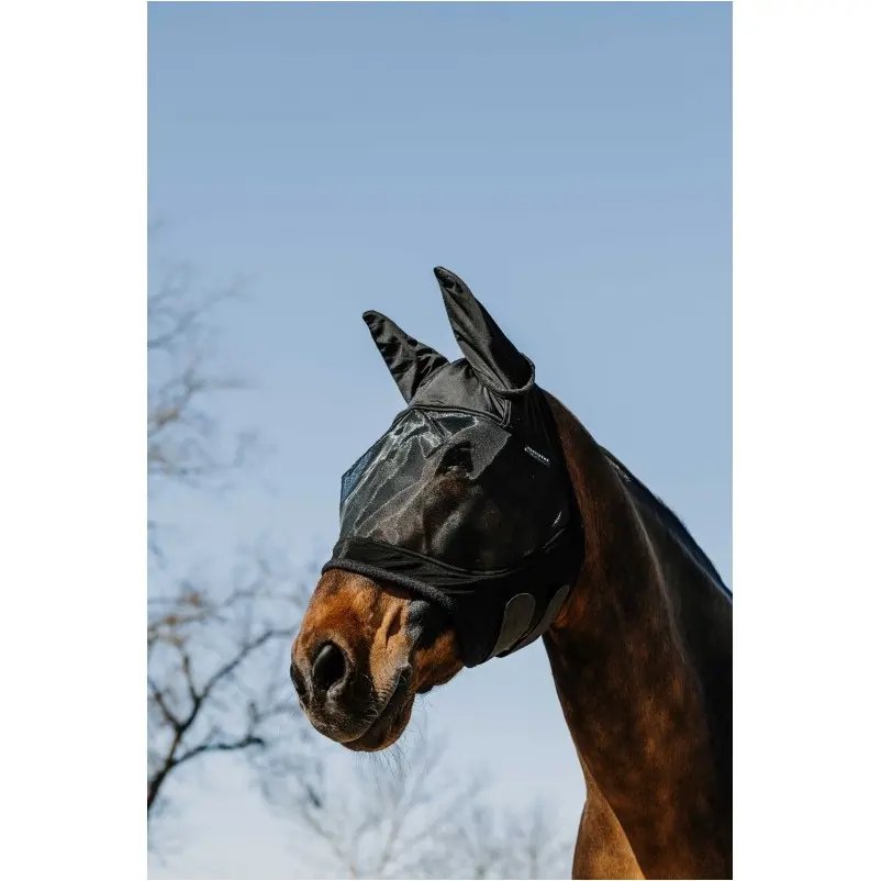 Fliegenmaske mit UV-Schutz SOFT schwarz Fliegenmaske mit UV-Schutz SOFT schwarz