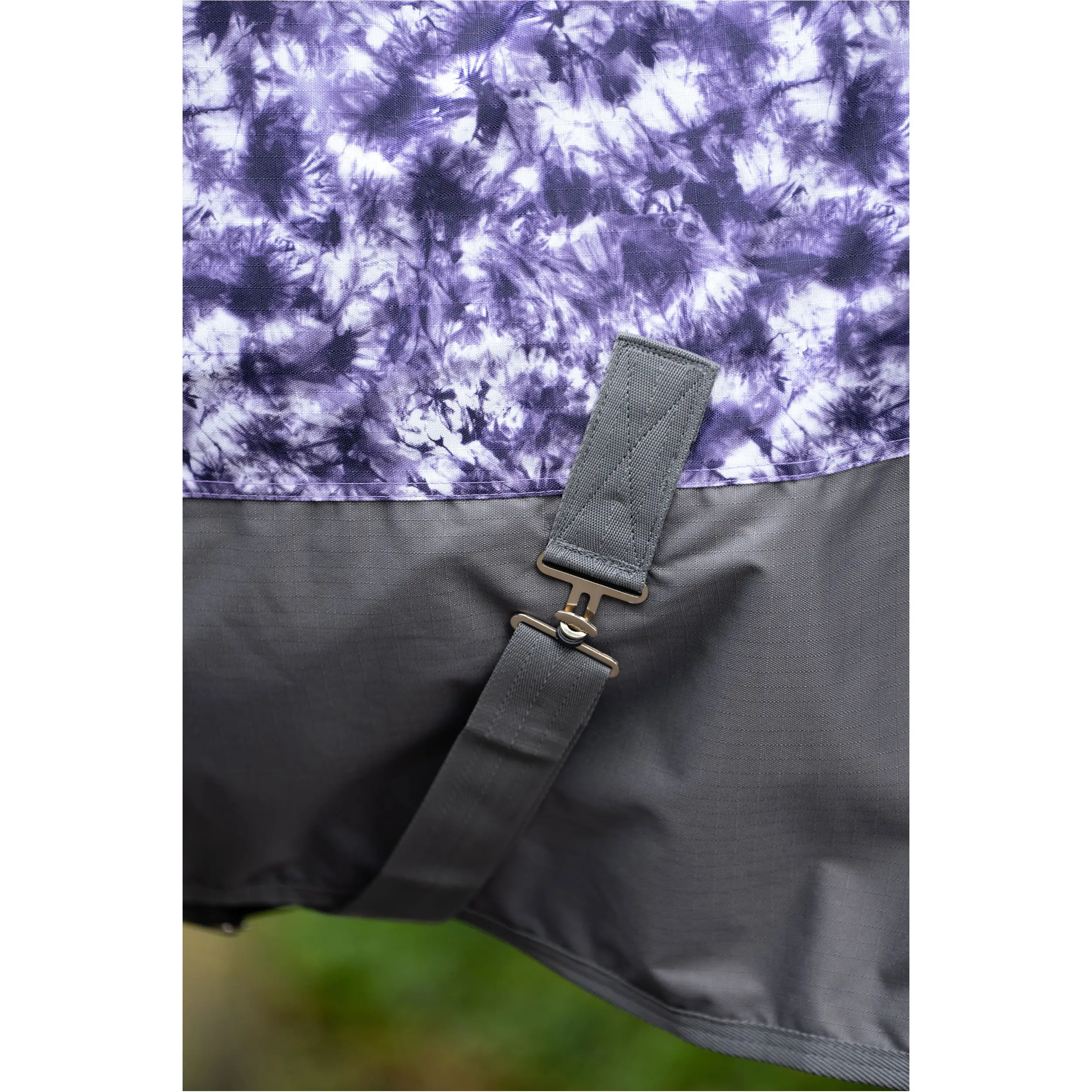 Outdoordecke High Neck 600D IRHCustomized purple check/grey