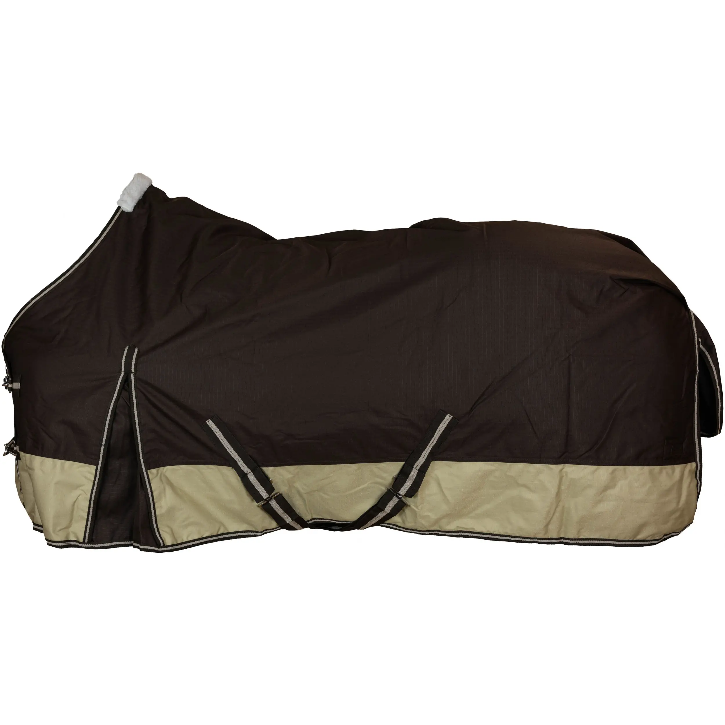 Weidedecke Nylonfutter 600D BASICLINE braun/beige