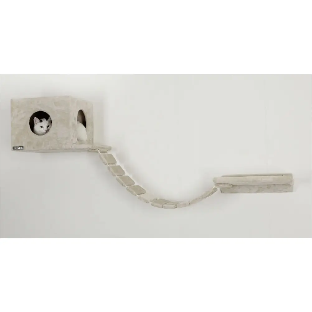 Katzen Kletterwand (9-teilig) MOUNT EVEREST beige