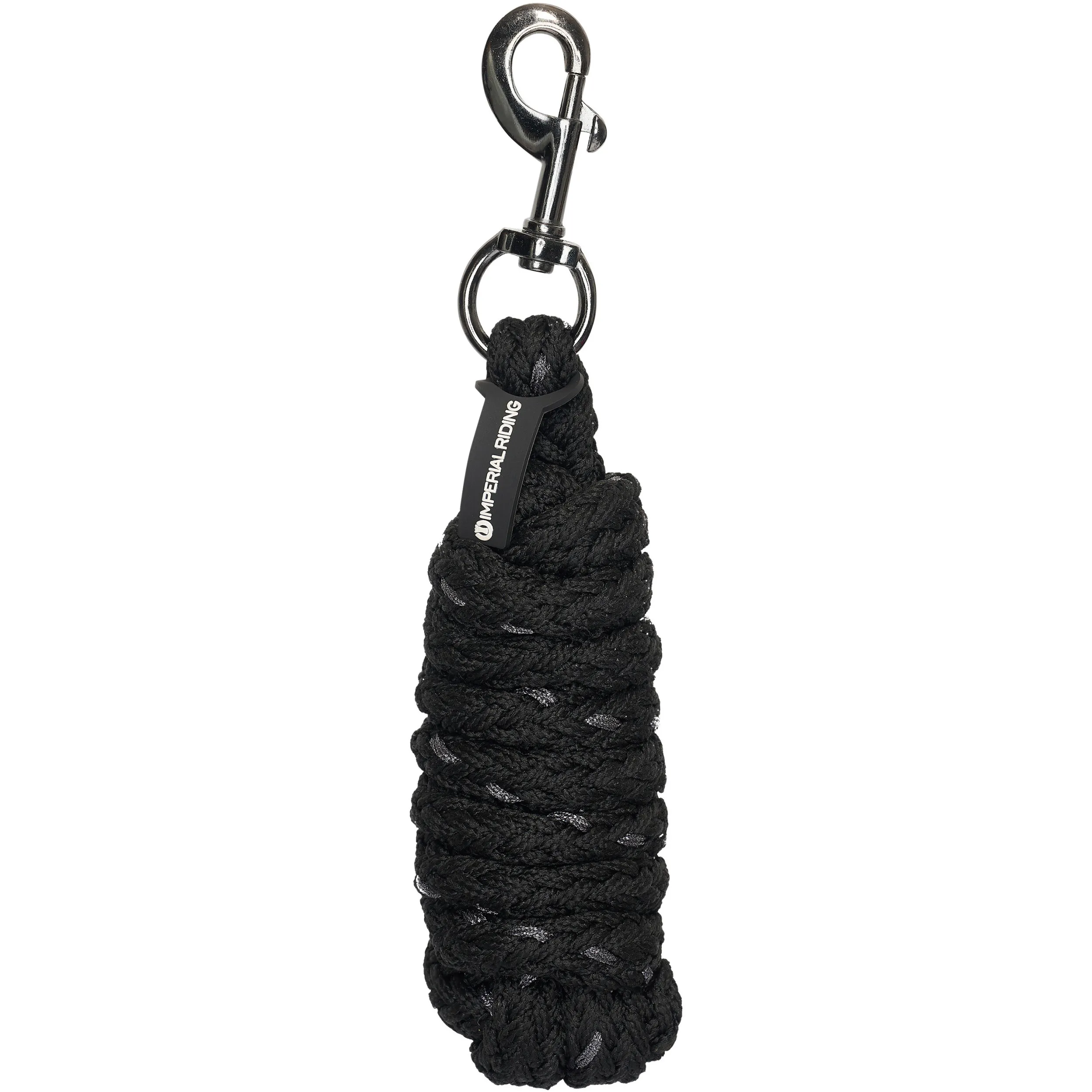 Führstrick mit Karabinerhaken IRHDeluxe schwarz
