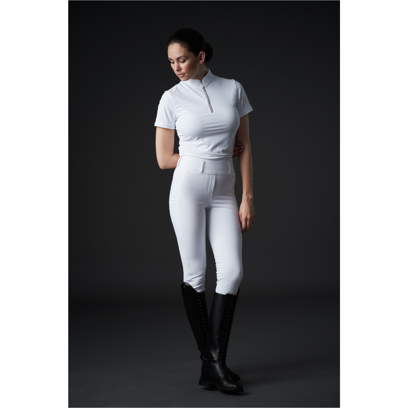 Damen Showshirt Kurzarm NICE weiß