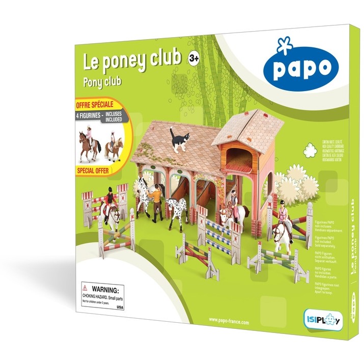 Pony Club mit 4 Figuren